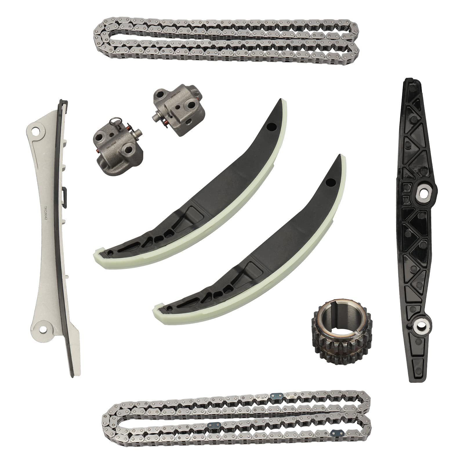 MYSMOT TK20733 Kit De Cadena De Distribución Compatible Con Ford EscapeFive HundredFreestyleTaurus, Mazda MPVTribute, Lincoln LS, Mercury | Compra Online En Yaxa - Foto 2