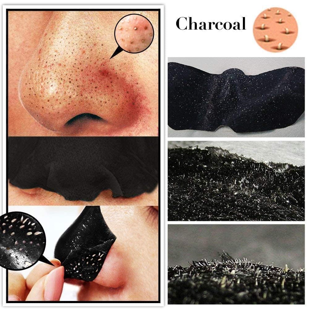 Trendy Styler Nose Strips, Blackhead Remover Remover & Pore Cleanser Skincare Cleansing Charcoal Patch Peel Off Nose Sticker for Women and man (PACK OF 5) 3
