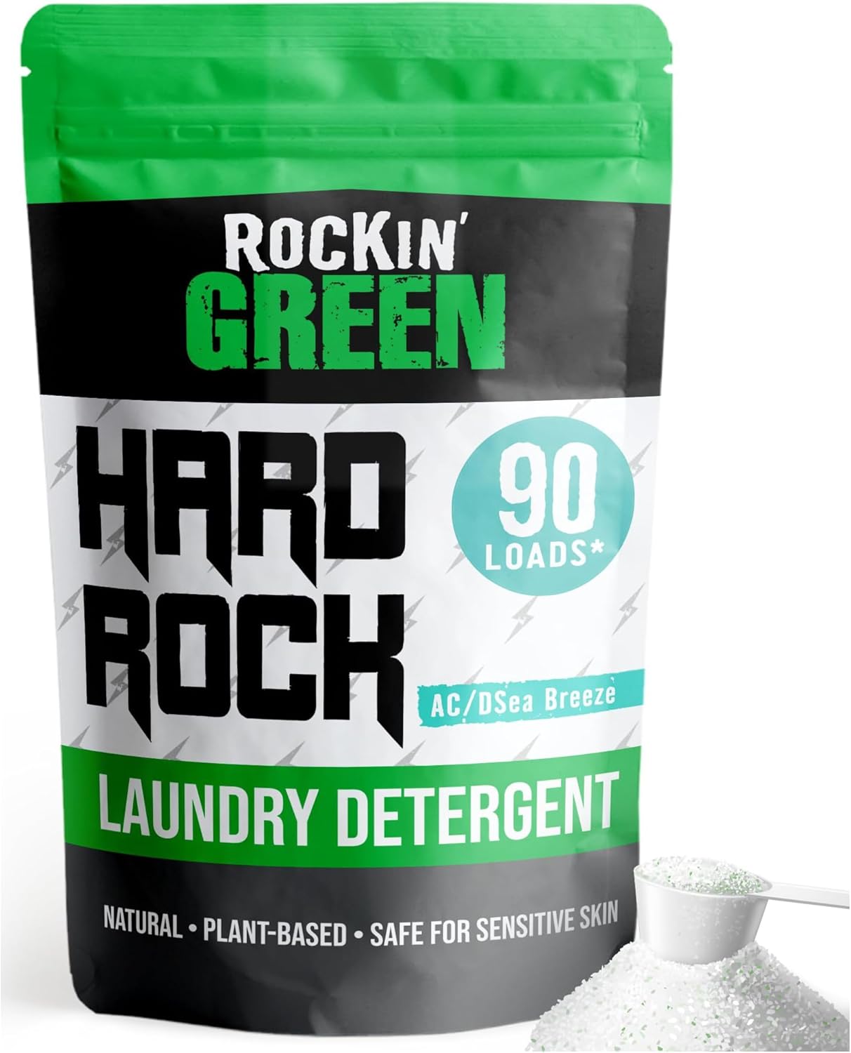Amazon.com: Rockin' Green Hard Rock Powder Laundry Detergent (90 Loads ...