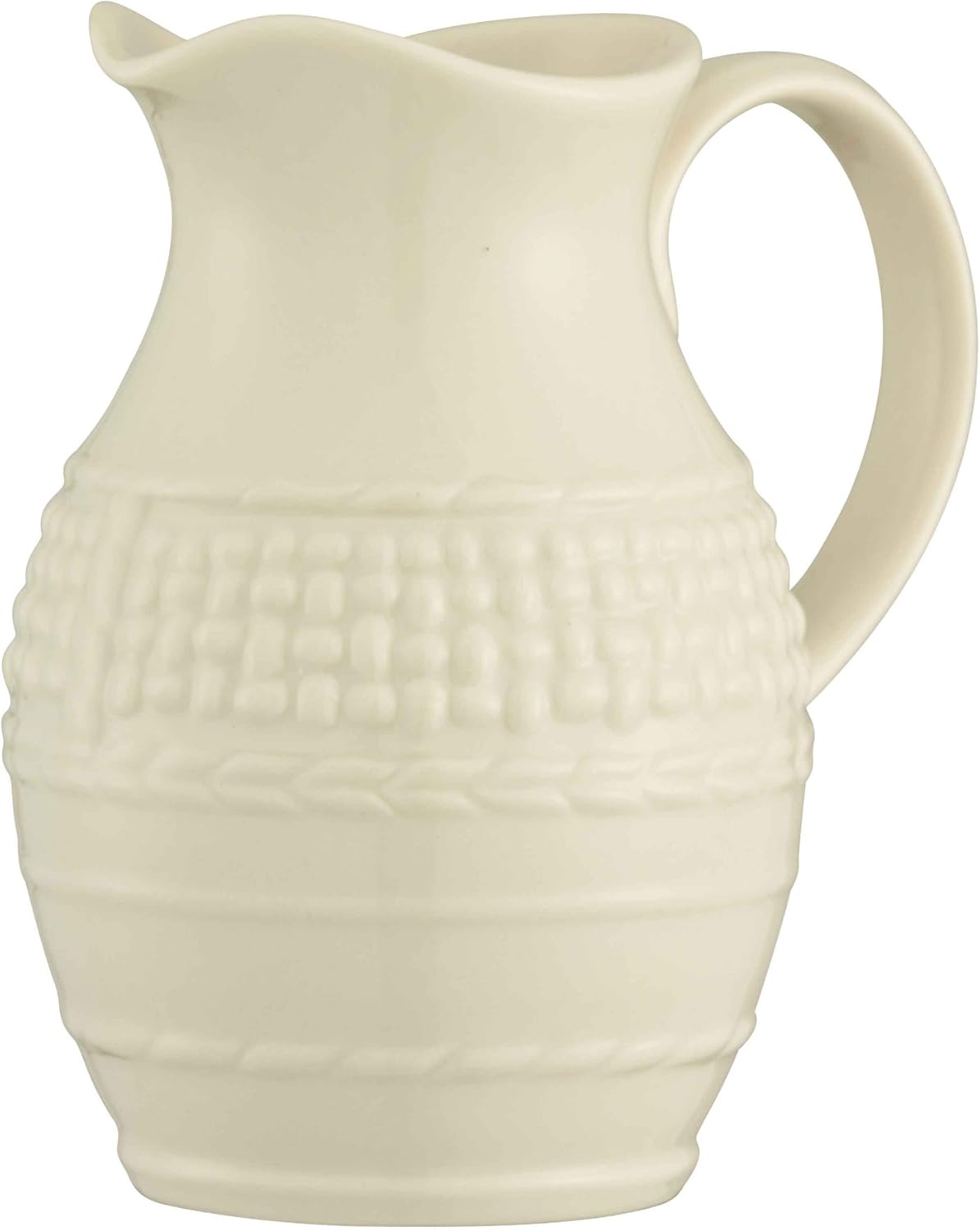 Belleek Galway Weave Cream Jug
