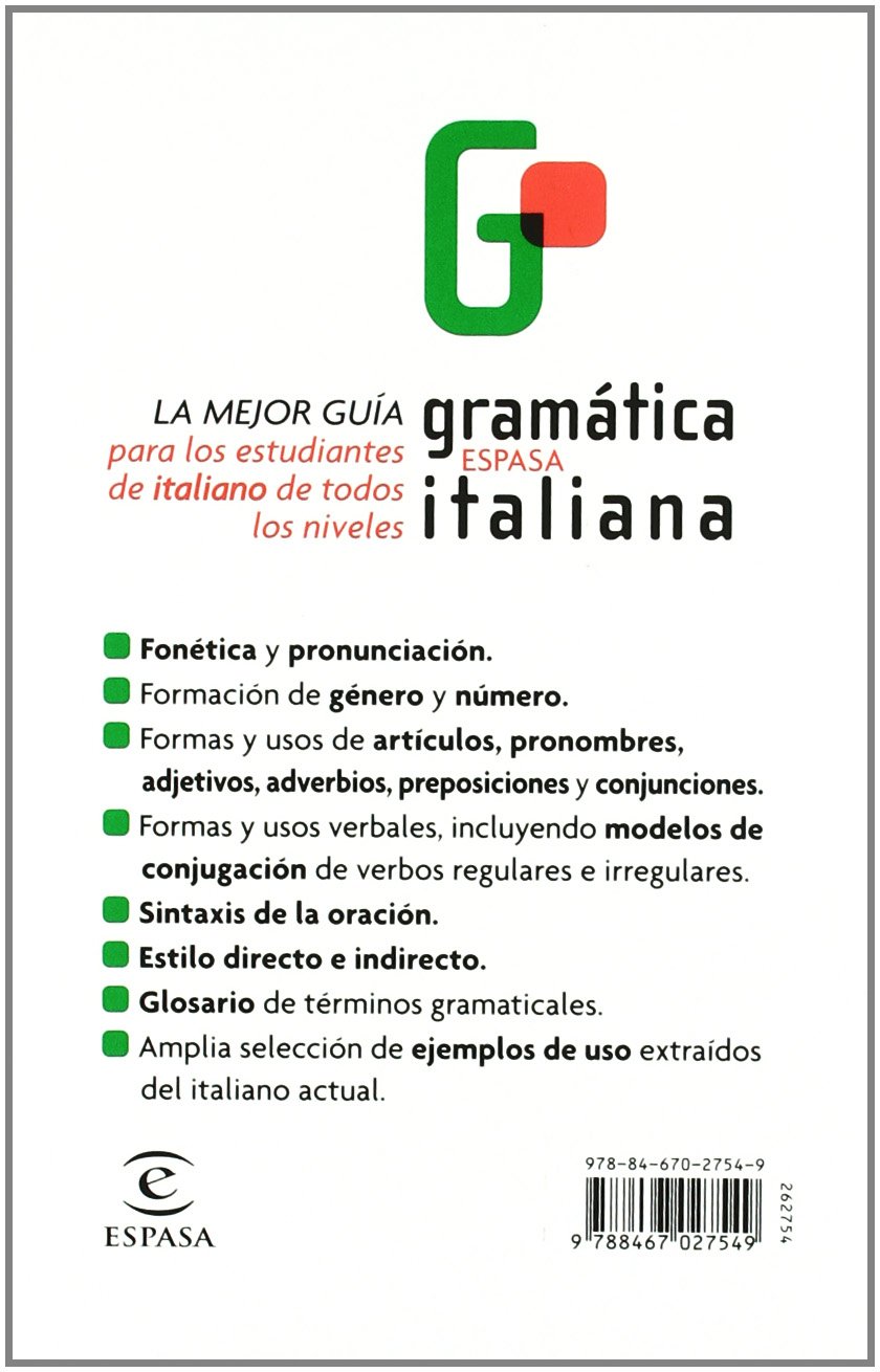 Gramática italiana: 1 (IDIOMAS)