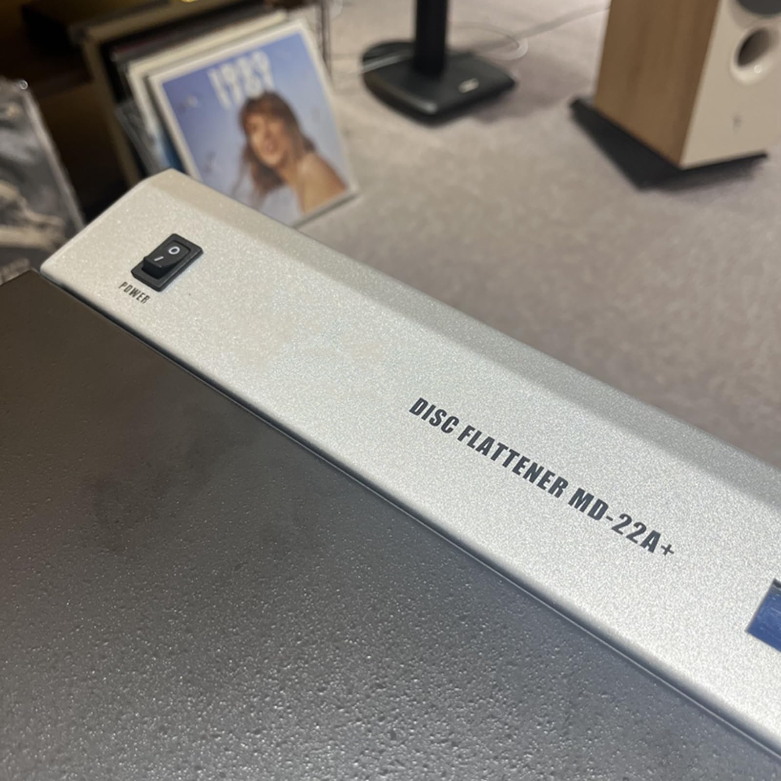 Flattener e stabilizzatore per dischi in vinile per restaurare audiofili, resistente al calore fino a 60 ℃ con maniche protettive