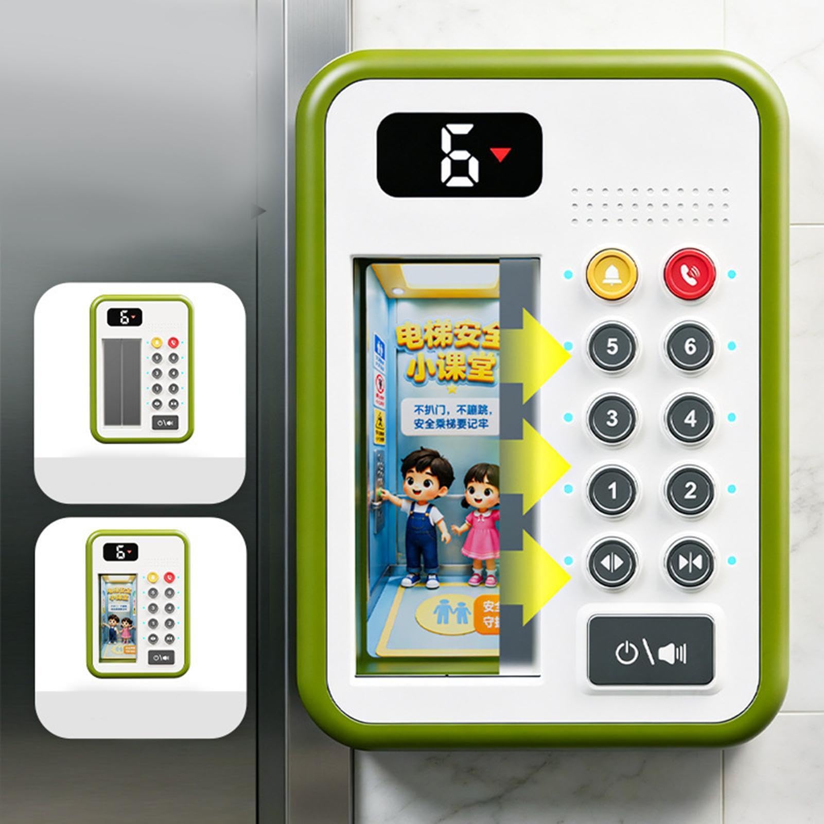 Juguete Elevador Infantil para Niños con Tablero Educativo, Sonido, y Luz