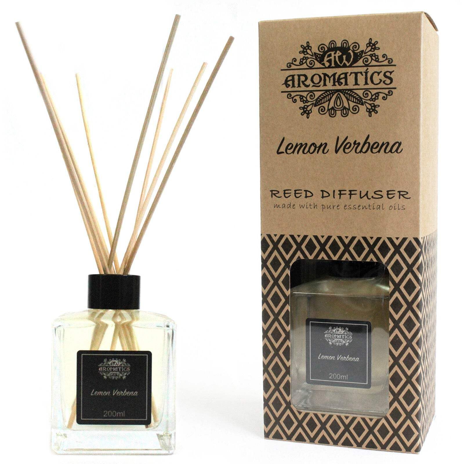 Ancient Wisdom Lemon Verbena Essential Oil Reed Diffuser, Home Fragrance, Gift Idea