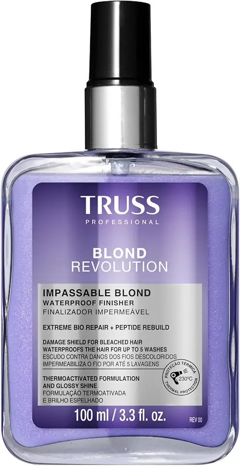 Truss Blond Revolution Impassable | Finalizador Impermeável para Cabelos Loiros | 100ml