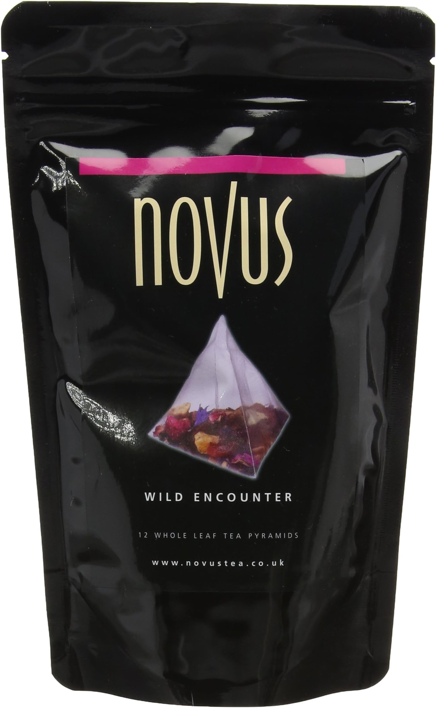 Novus Wild Encounter Tea Pyramids x 12 (Pack of 3, Total 36 Pyramids)