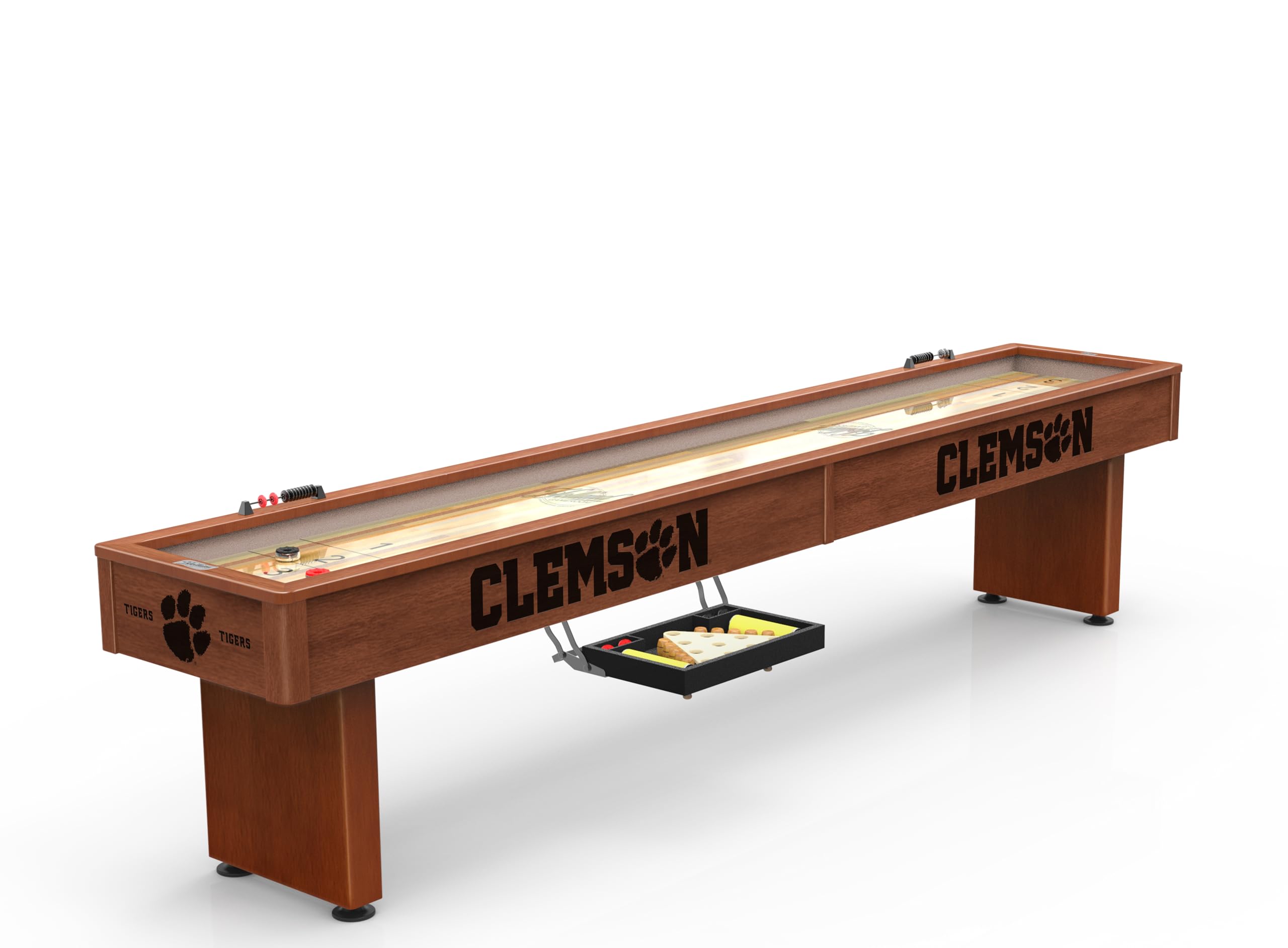 Officially Licensed Clemson 12' Shuffleboard Table
