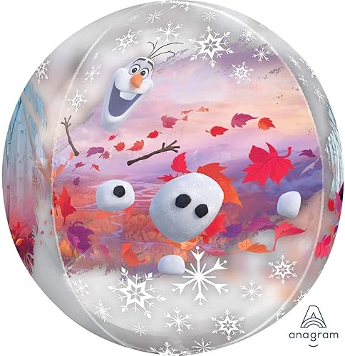 Miniatura 4 de Mayflower Products - Globo anagrama Orbz-FFrozen 2 Foil de 16 pulgadas, multicolor