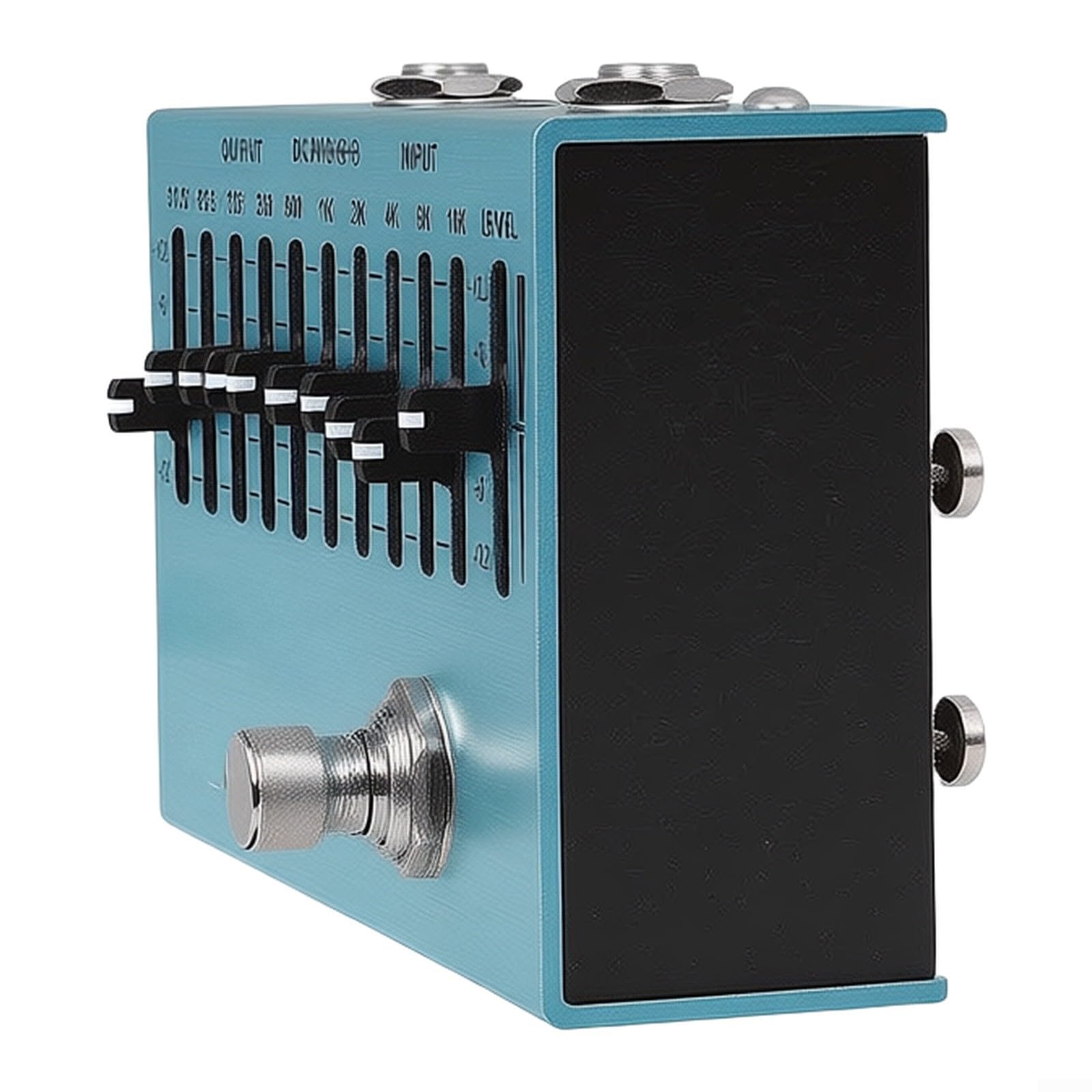 Kompakt EQ Pedal 108mm Aluminiumlegierung Lautstärkeregler