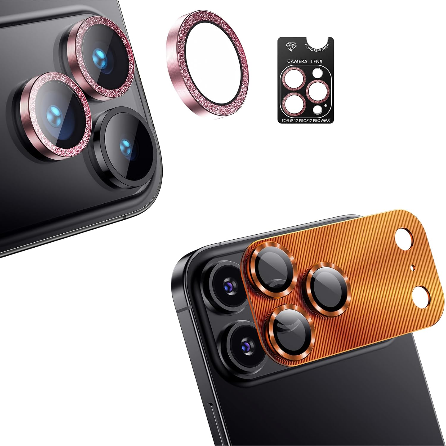 AFARER Camera Lens Protector for iPhone 17 Pro Max