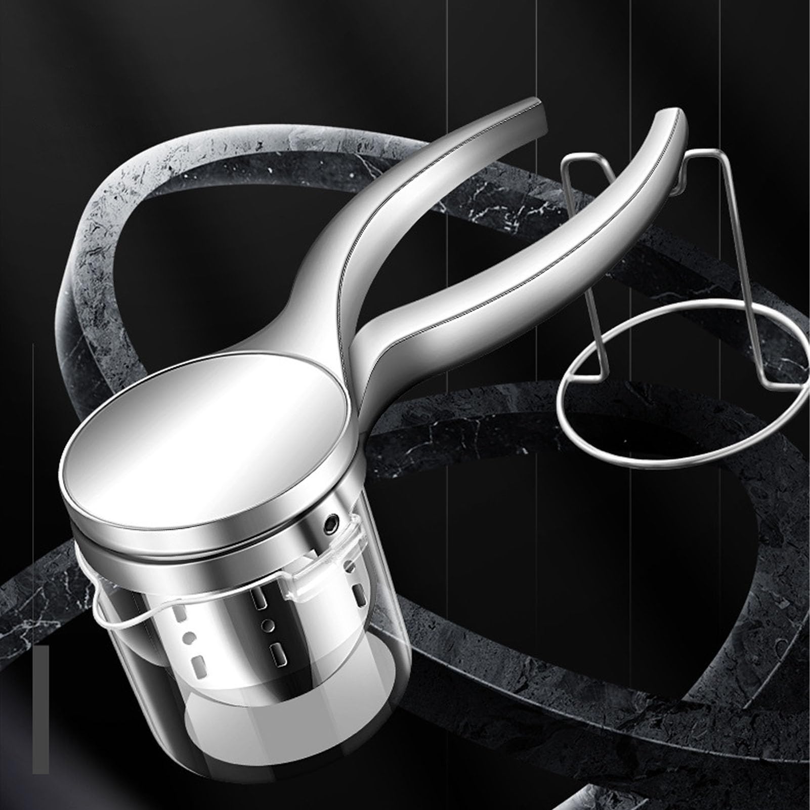 Luocute Spremiagrumi Manuale, Spremiagrumi Resistente in Acciaio Inossidabile 304 con Filtro per Semi, Manuale per Arancia Melograno Limone Lime Pressatura