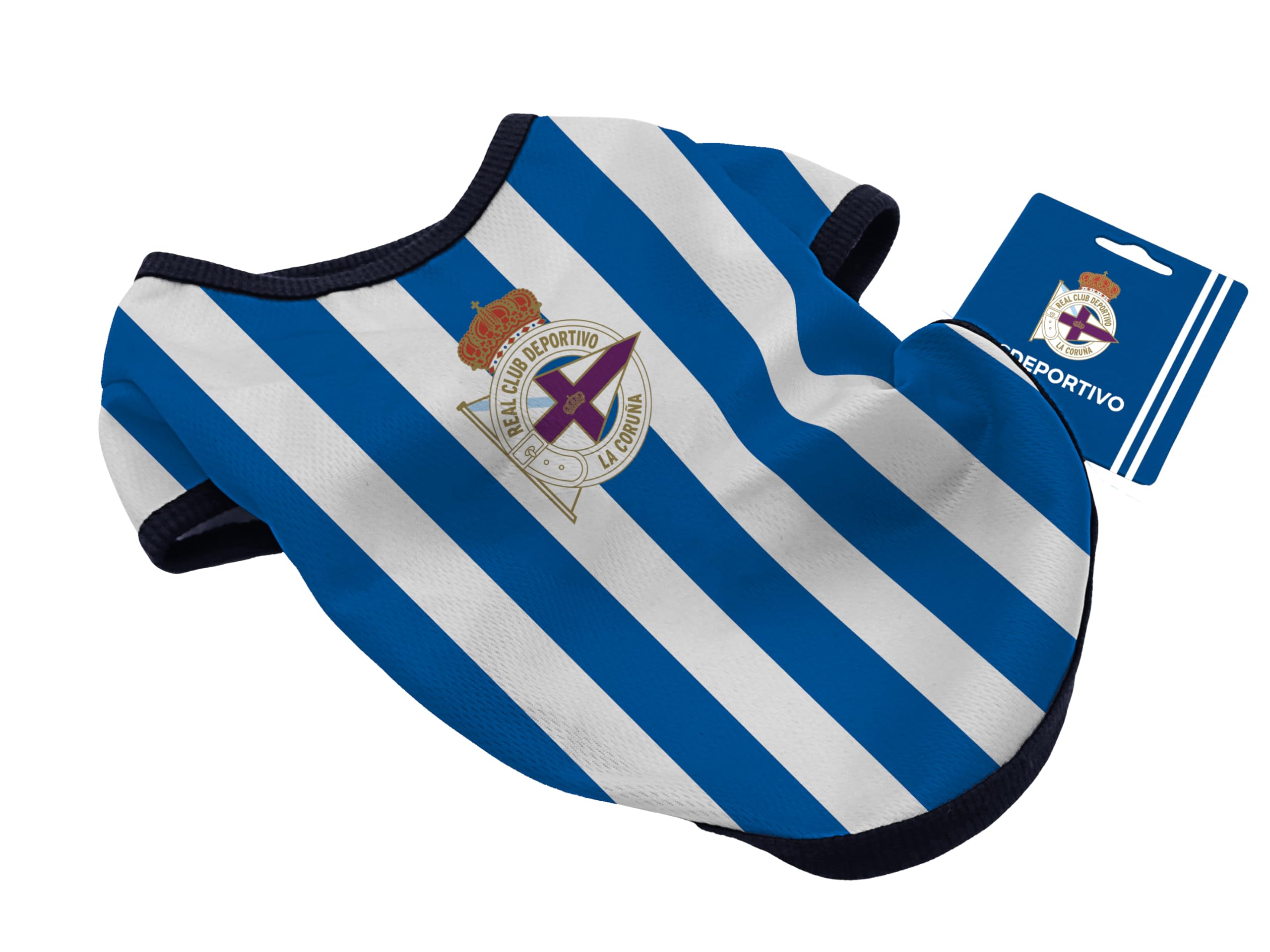 Deportivo de la Coruña Camiseta Impermeable para Perro Talla L Azul