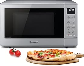 Panasonic NN-CT56 Microwave with Hot Air and Grill, SlimDesign (Low Depth), 1,000 Watt, Child-Proof Lock