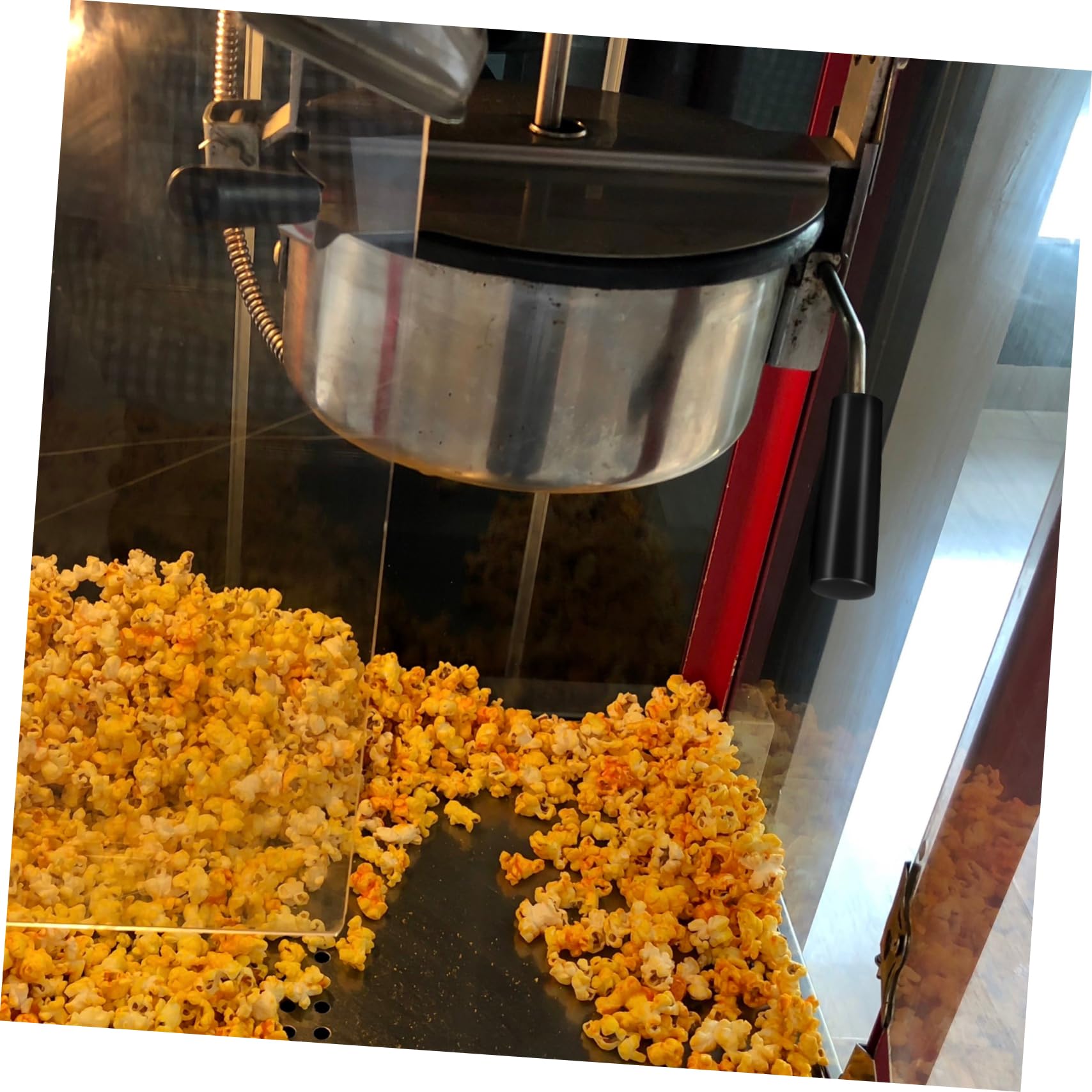 VALICLUD Commercial Popcorn Machine Lid Handle Replacement for Sturdy and Construction for Popcorn Maker Supplies Safe and Practical Design Convenient Installation