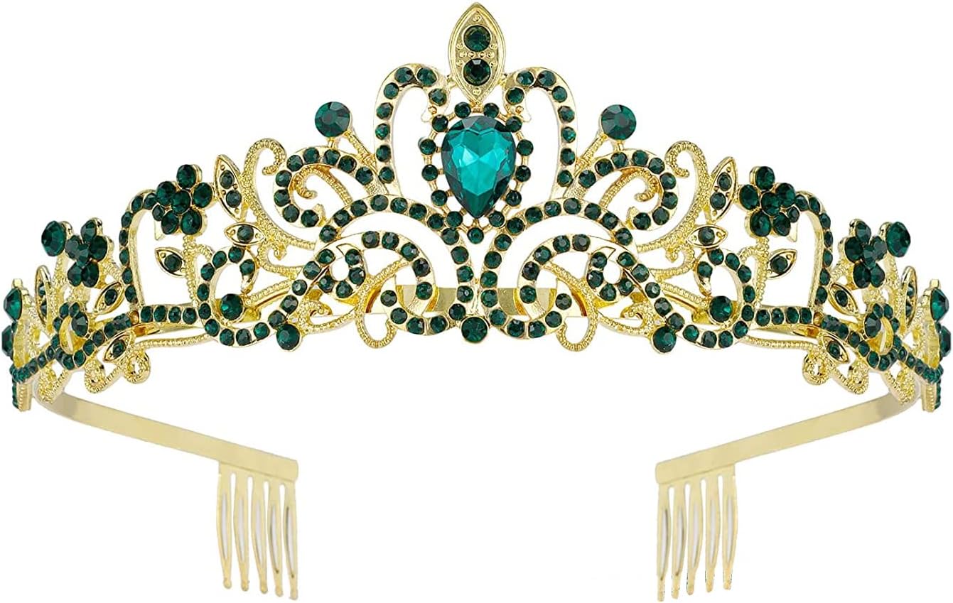 Crystal Crown Ladies Birthday Tiara, Rhinestone Tiara for Women, Birthday Queen Crown, Birthday Crown Tiara for Girls