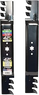 MaxPower 561532XB Commercial Mulching Blade Set for 42" Cut MTD/Cub Cadet/Troy-Bilt Mowers, Replaces OEM No. 942-0616, 742-0616, 942-04126 and Many Others