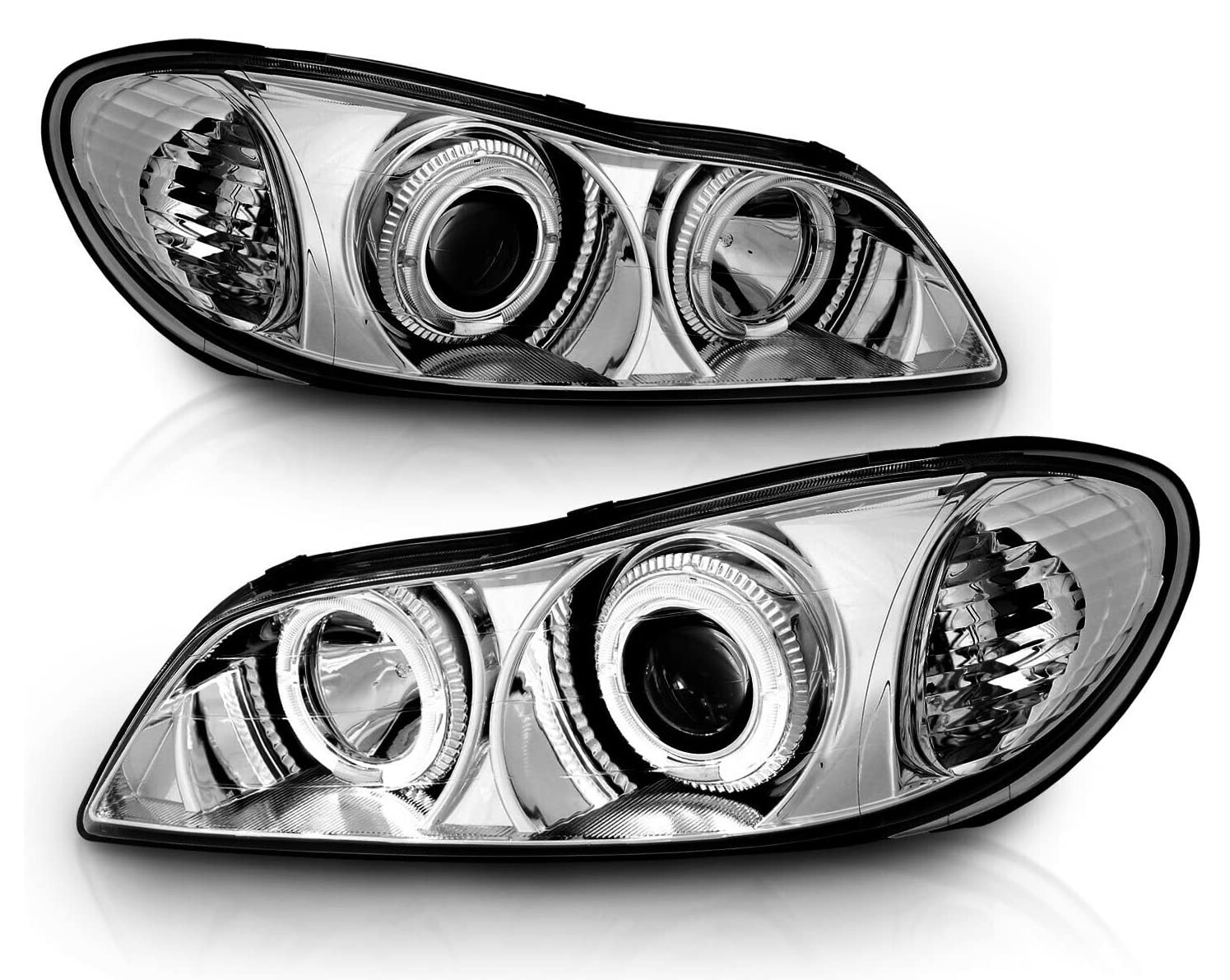 BuyRVlights Damon Tuscany 2006-2013 RV Motorhome Pair (Left & Right) Replacement Headlights Head Lights Front Lamps