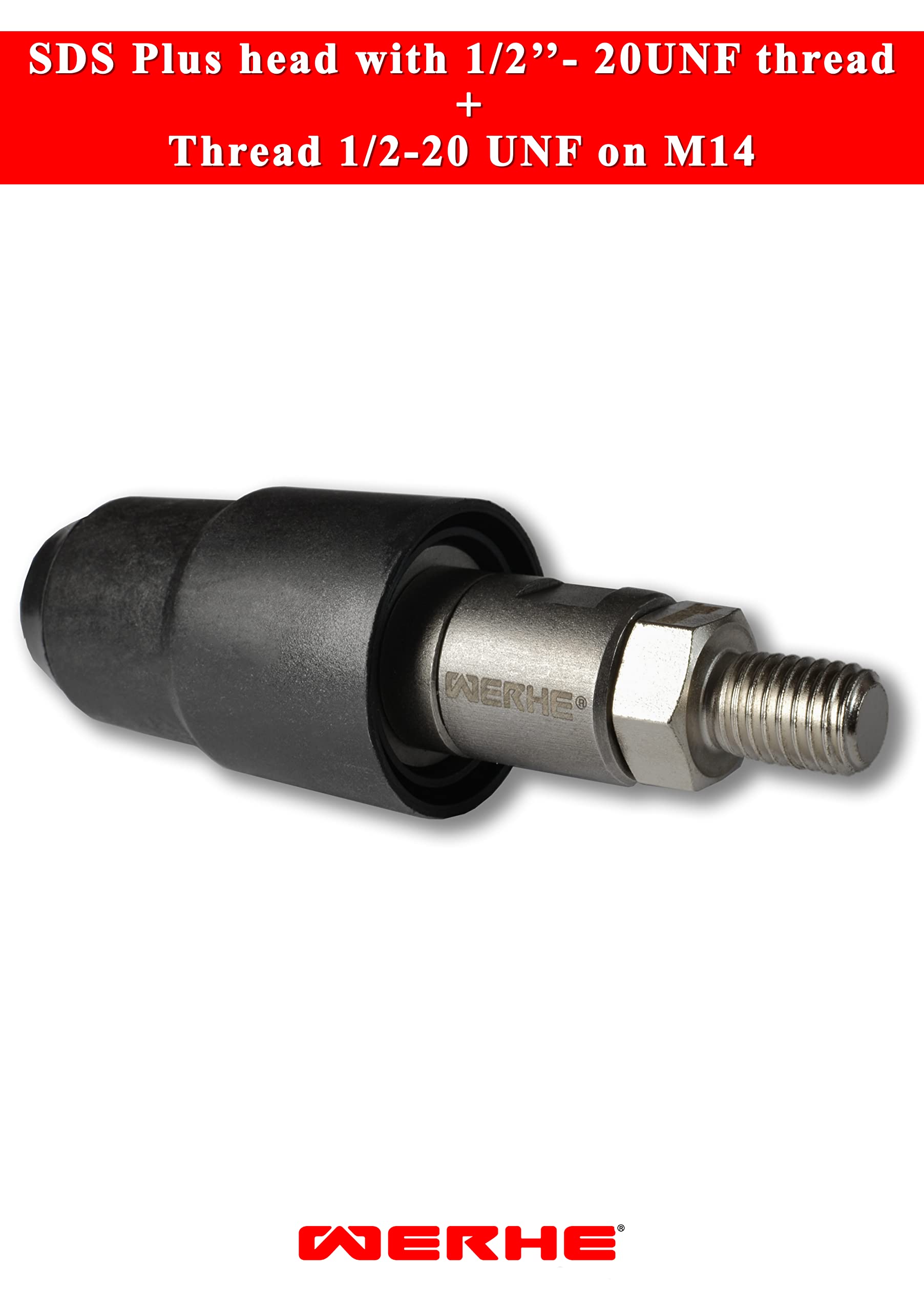 3 Adattatori SDS Plus A 6,35mm (1/4") - Per Trapani A Percussione, Convertitore Per Punte Esterne - Foto 5