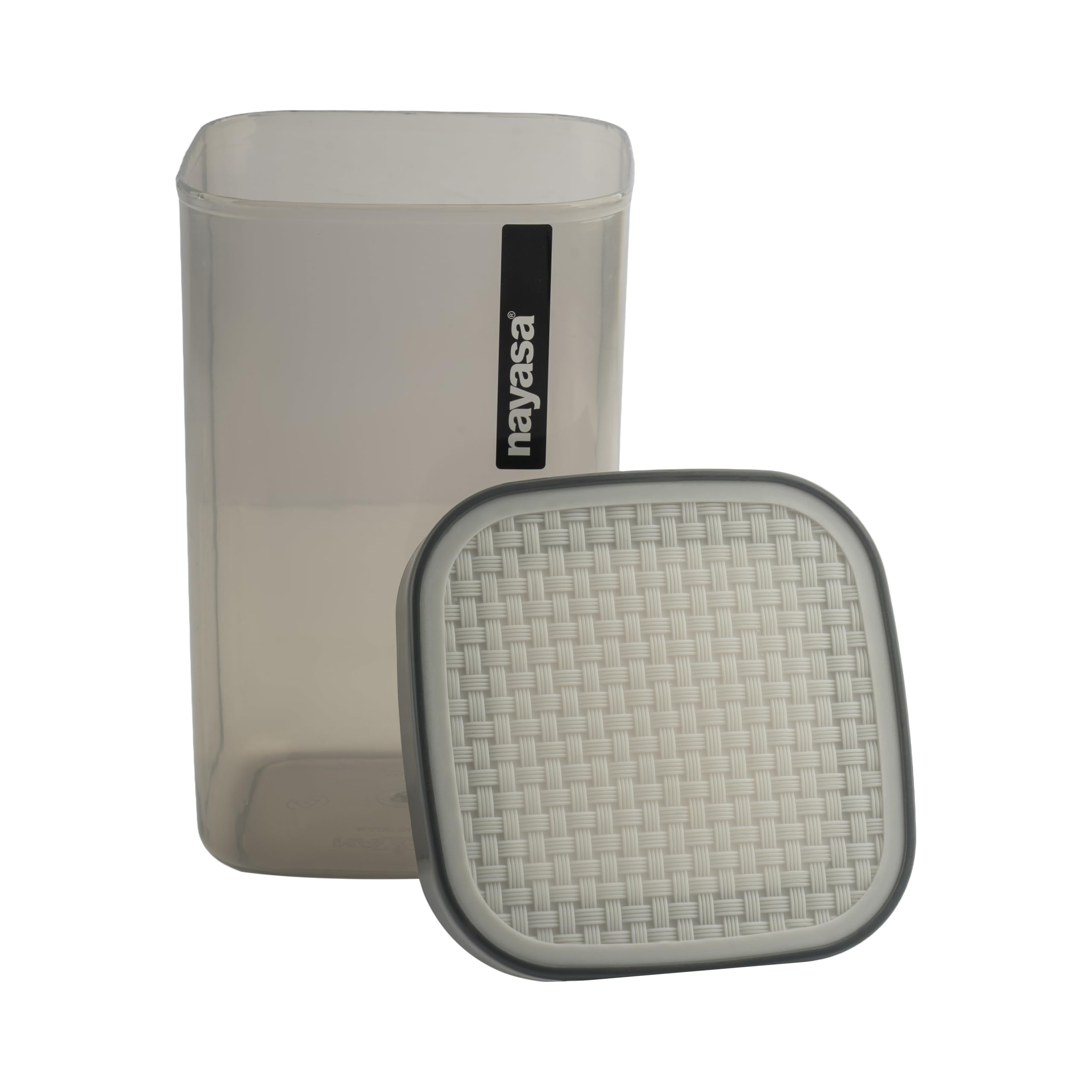Nayasa Plastic Containers - 6 Piece Grey -6