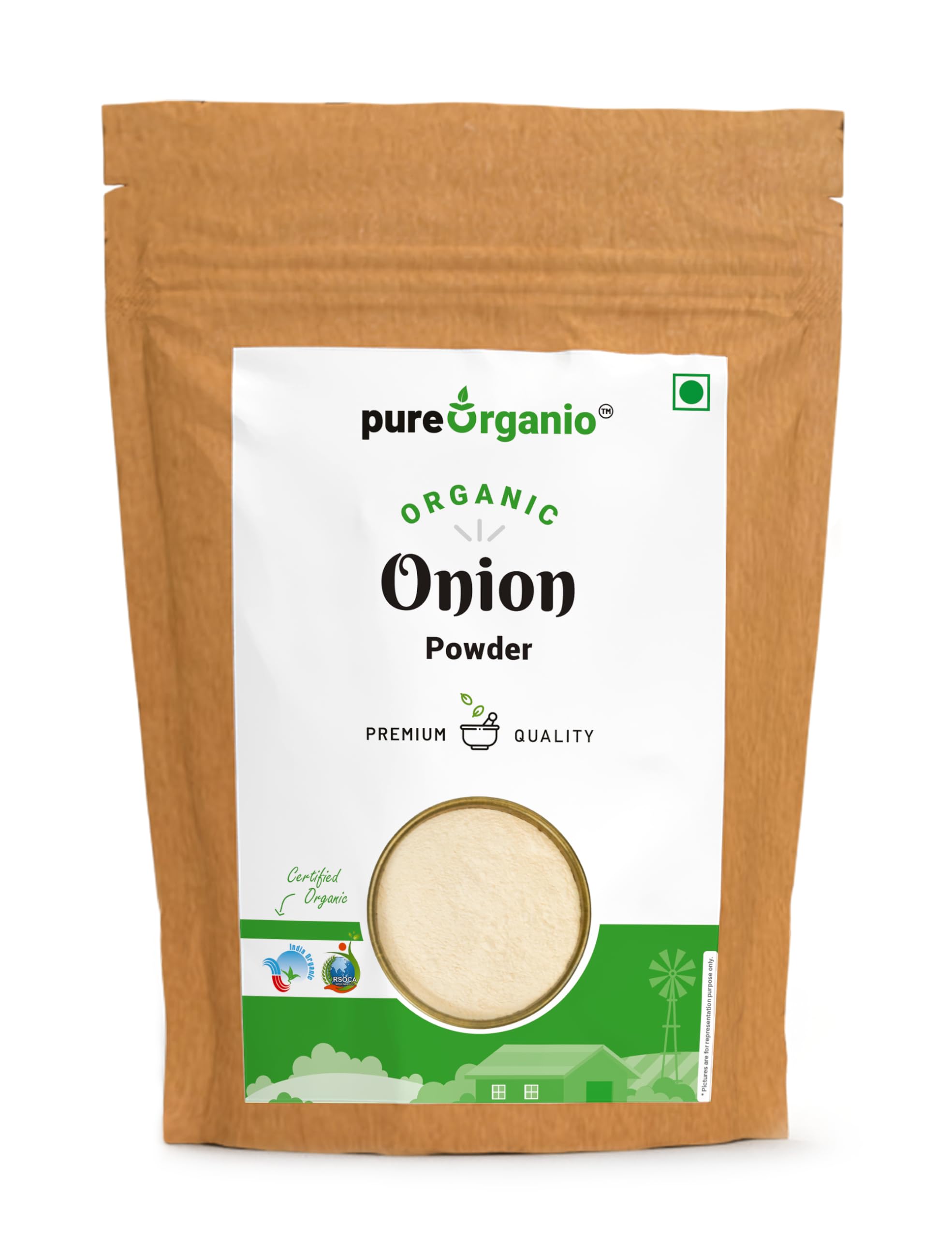Pure Organio Organic Onion Powder, Dehydrated Onion Powder NPOP Indian Organic Certifed (350 Gm) (B0DBQBPLL6) Amazon Price History, Amazon Price Tracker