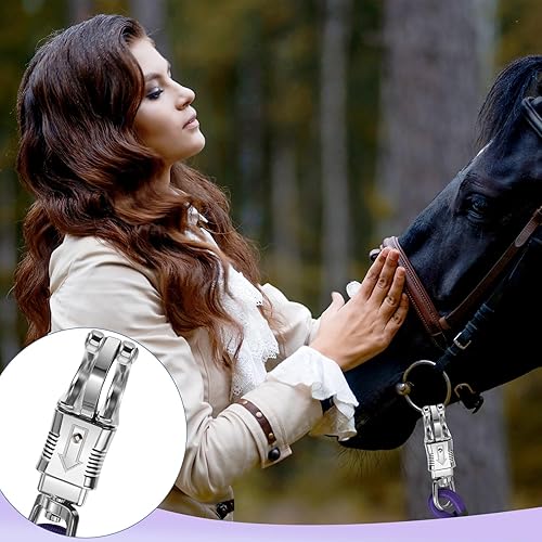 Miniatura 6 de Paquete de 4 lazos cruzados elásticos para remolques de caballo, cuerdas elásticas a granel con broches para accesorios de remolque de caballos, 36