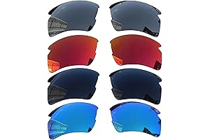 4 Pairs Polarized Replacement Lenses for Oakley Flak 2.0 XL OO9188