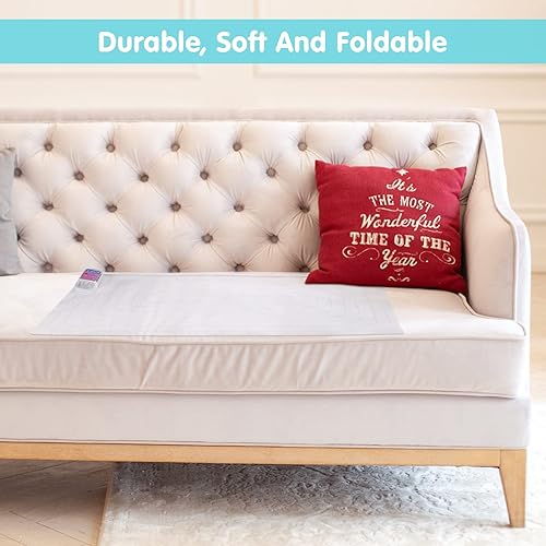 Miniatura 3 de Tapete de entrenamiento para mascotas, 19.9 x 47.8 pulgadas, almohadillas de entrenamiento de choque para mascotas, uso en interiores, tapete