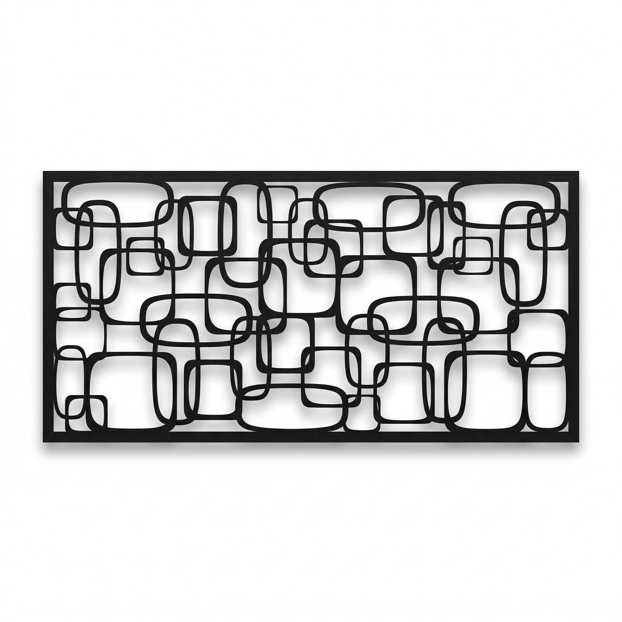 DEKADRON Metal Wall Decor, Geometric Design Home Decoration, Metal Wall Art, Interior Decoration, Minimalist Art