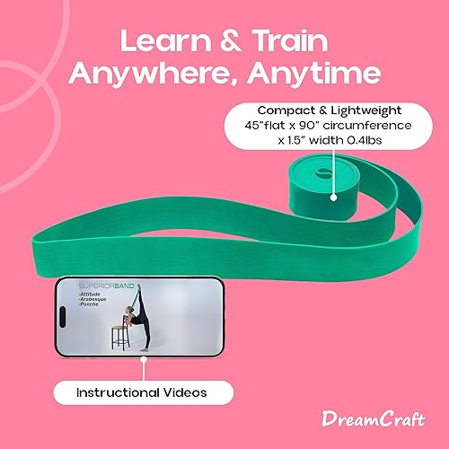Miniatura 5 de SUPERIORBAND SuperiorStretch – Cinta de estiramiento para ballet y gimnasia, entrenamiento