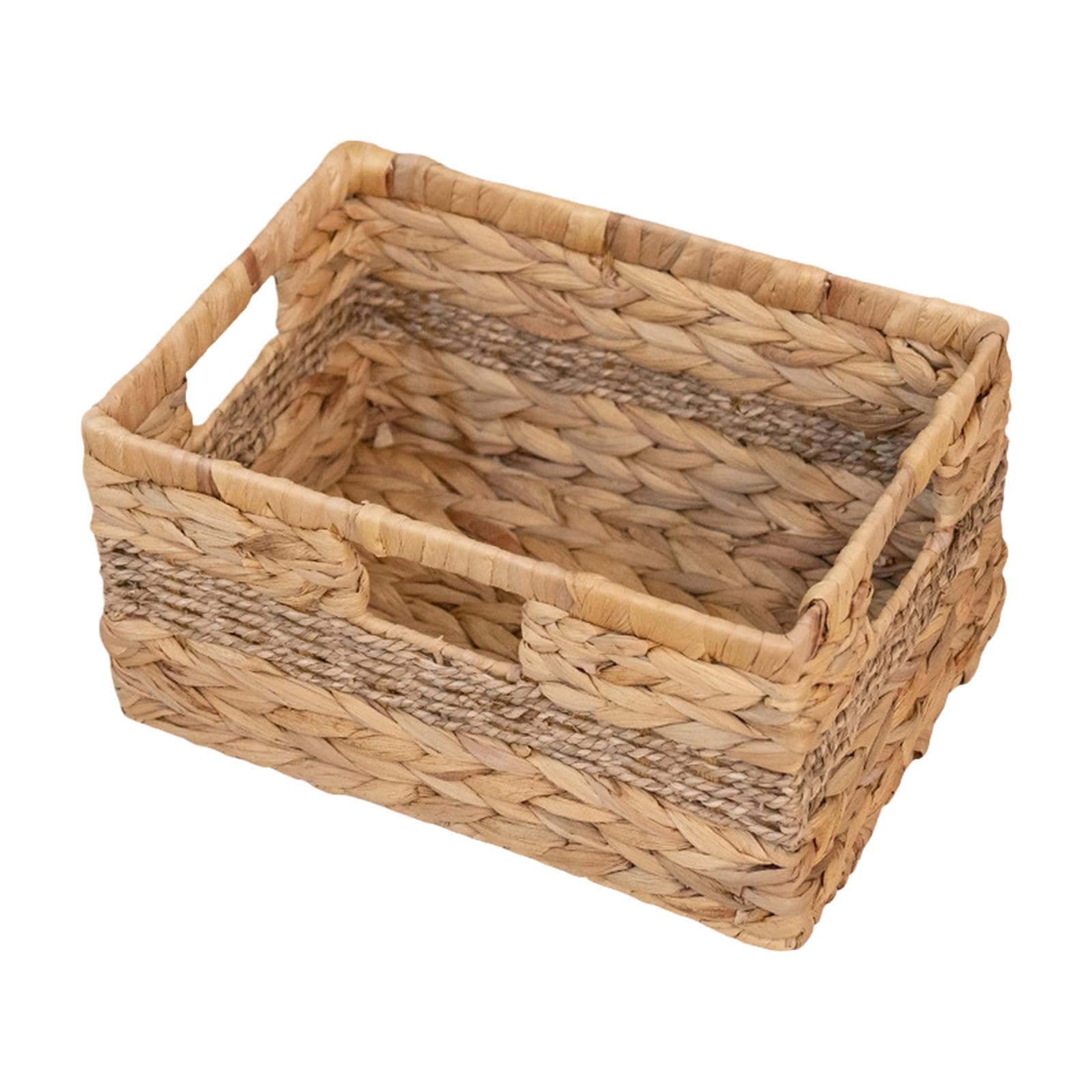 Jdnh Multicolor Multipurpose Handcrafted Basket With Builts In Handle For Easy Transport Of Household Items Natural Basket