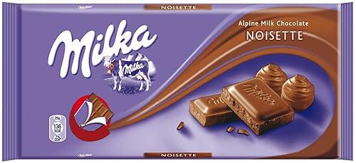 World's Best Milka Chocolate - Noisette, 10 barras