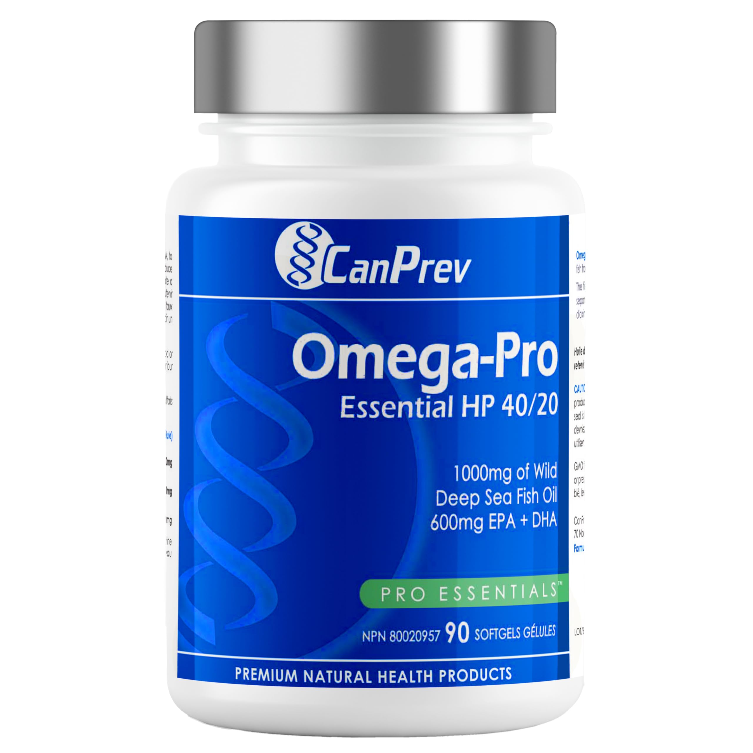 CanPrev Omega-Pro Essential HP 40/20, 90 Softgels 30-Day Supply - 1000mg