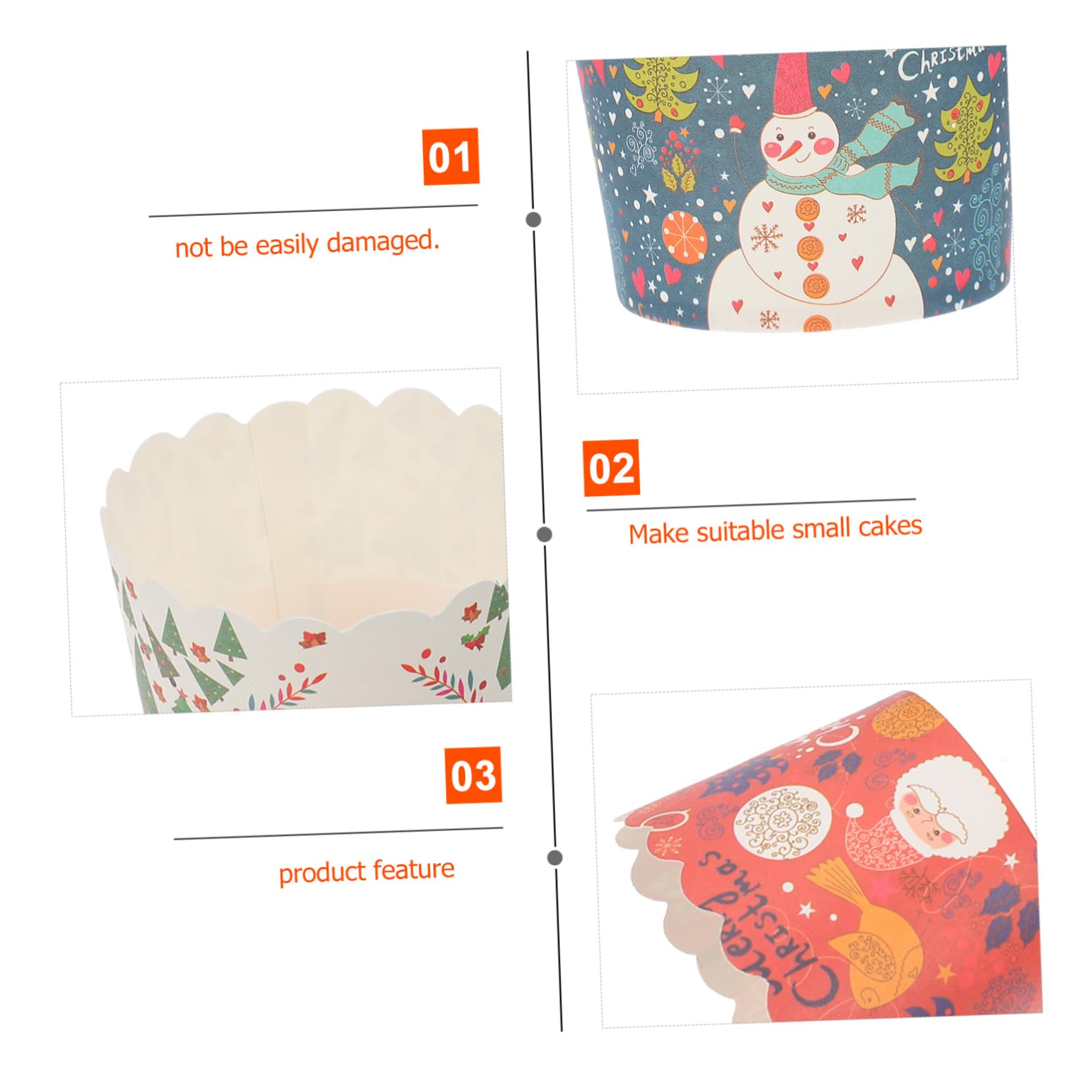 LABRIMP Lot De 200 Caissettes À Gâteaux Réutilisables À