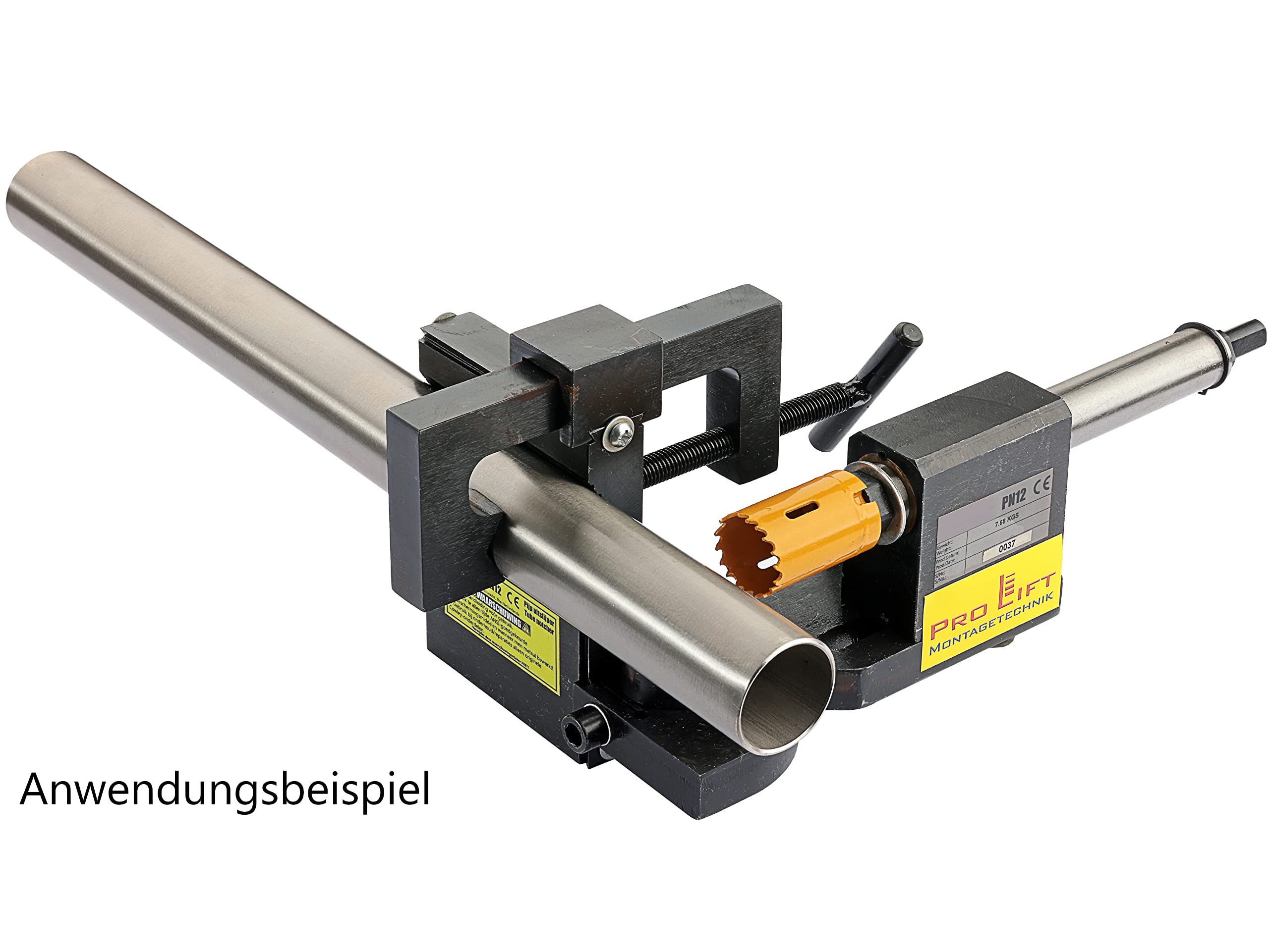 Mechanischer Rohrausklinker Ausklinker Tube Notcher 19mm-76mm PN12J, 00677