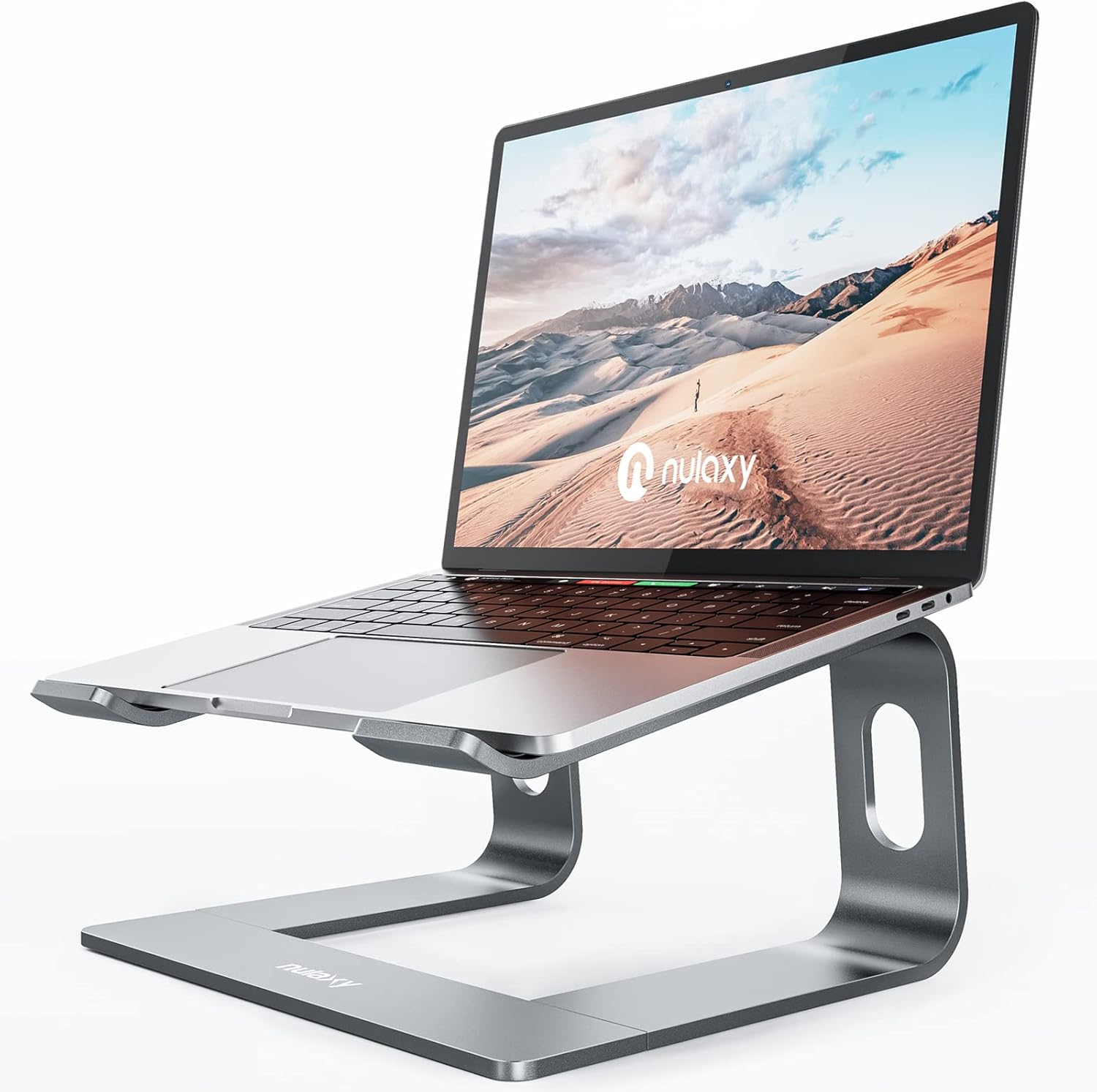 Nulaxy Fully Aluminum Detachable Laptop Stand, Ergonomic Ventilated Cooling Laptop Holder Computer Riser for Desk, Anti-Slip Design Notebook Stand Compatible with All 10-16″ MacBook/Dell XPS/HP/Lenovo Nulaxy Fully Aluminum Detachable Laptop Stand, Ergonomic Ventilated Cooling Laptop Holder Computer Riser for Desk, Anti-Slip Design Notebook Stand Compatible with All 10-16″ MacBook/Dell XPS/HP/Lenovo