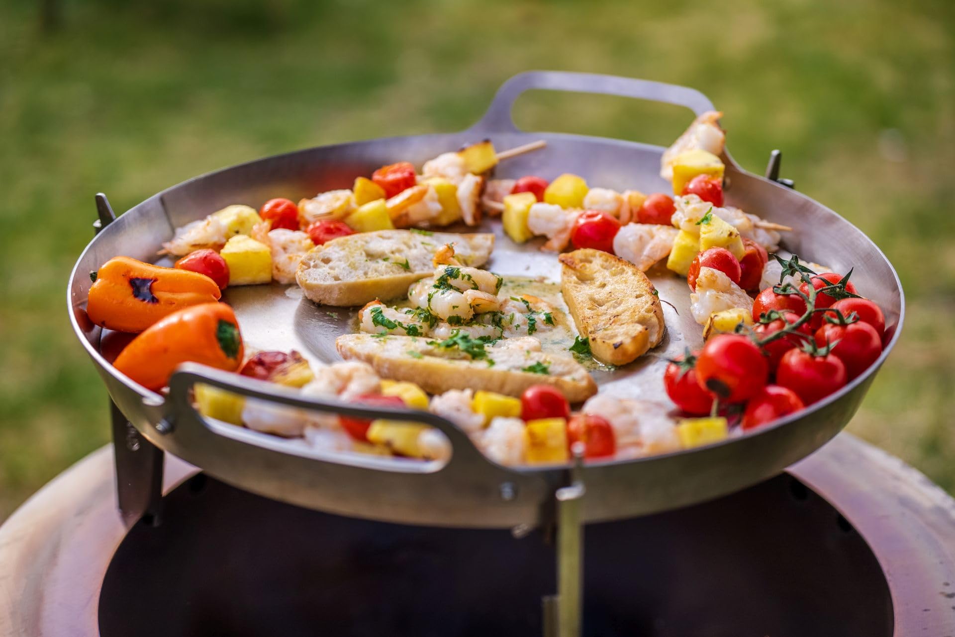 Plancha do Alpha 800 Bezdymne Palenisko Grill BBQ | Stal Nierdzewna, Wyprodukowano w EU