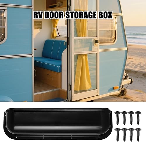 Miniatura 2 de Car Door Organizer, 45x11.5cm, with 8 Screws, Car Seat Side Pocket Organizer, RV Waterproof Door Storage Pocket, for Vehicle Keys, Drinks, Tools,