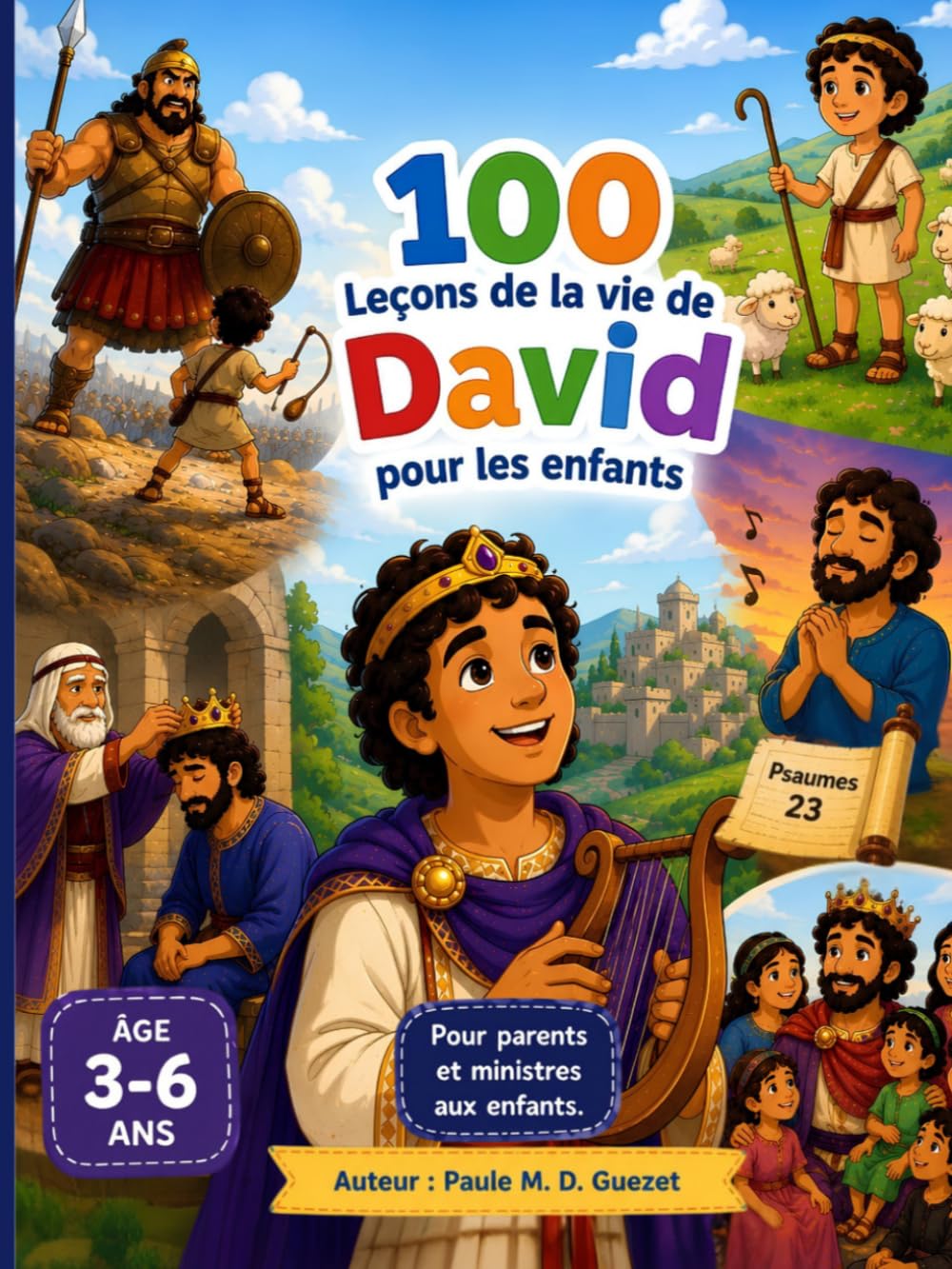 100 Leçons de la vie de David: pour les enfants (Leçons bibliques)