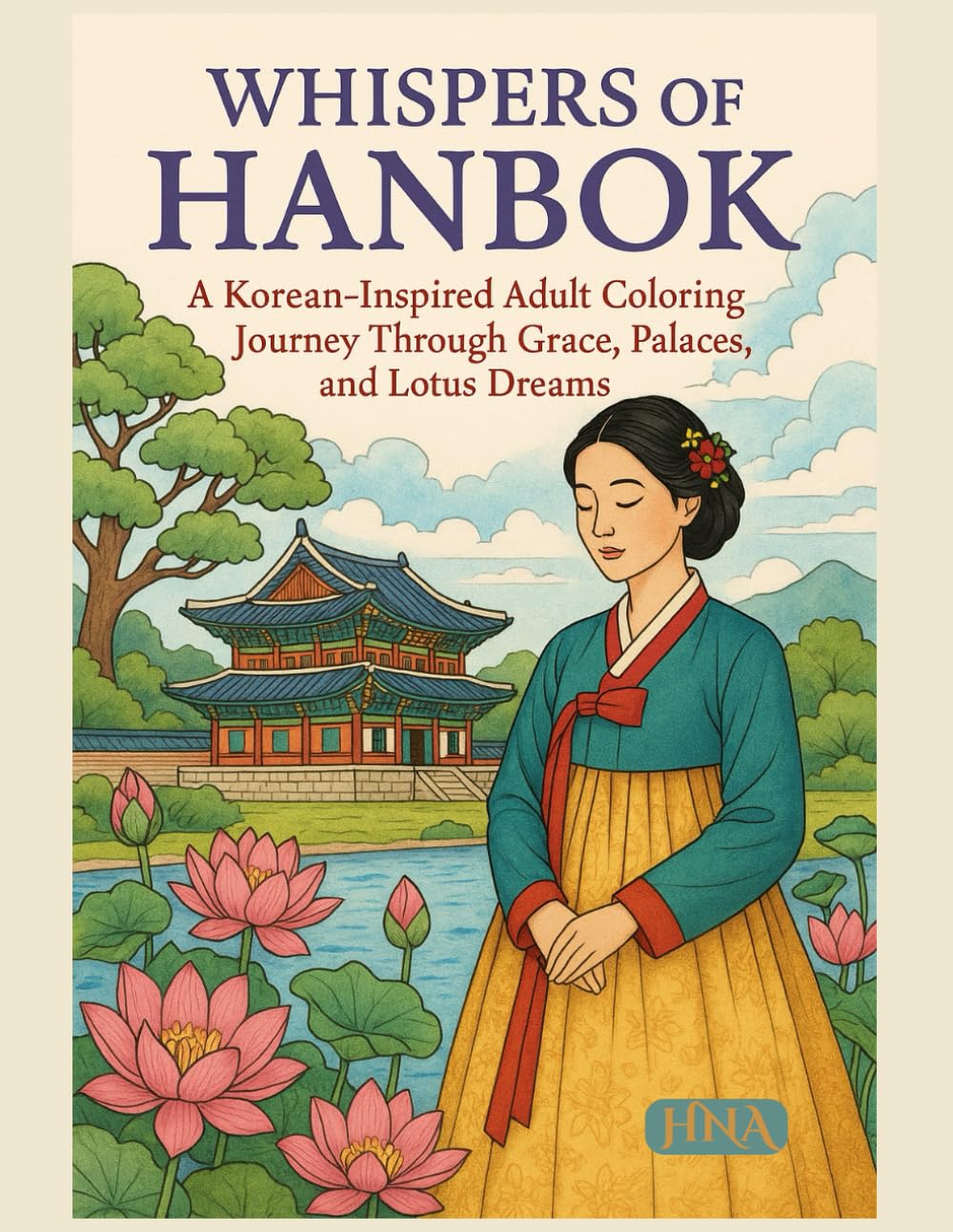 Whispers of Hanbok: A Korean-Inspired Adult Coloring Journey Through Grace, Palaces, and Lotus Dreams (Color Your World: The Ultimate Adult Coloring Book Series)