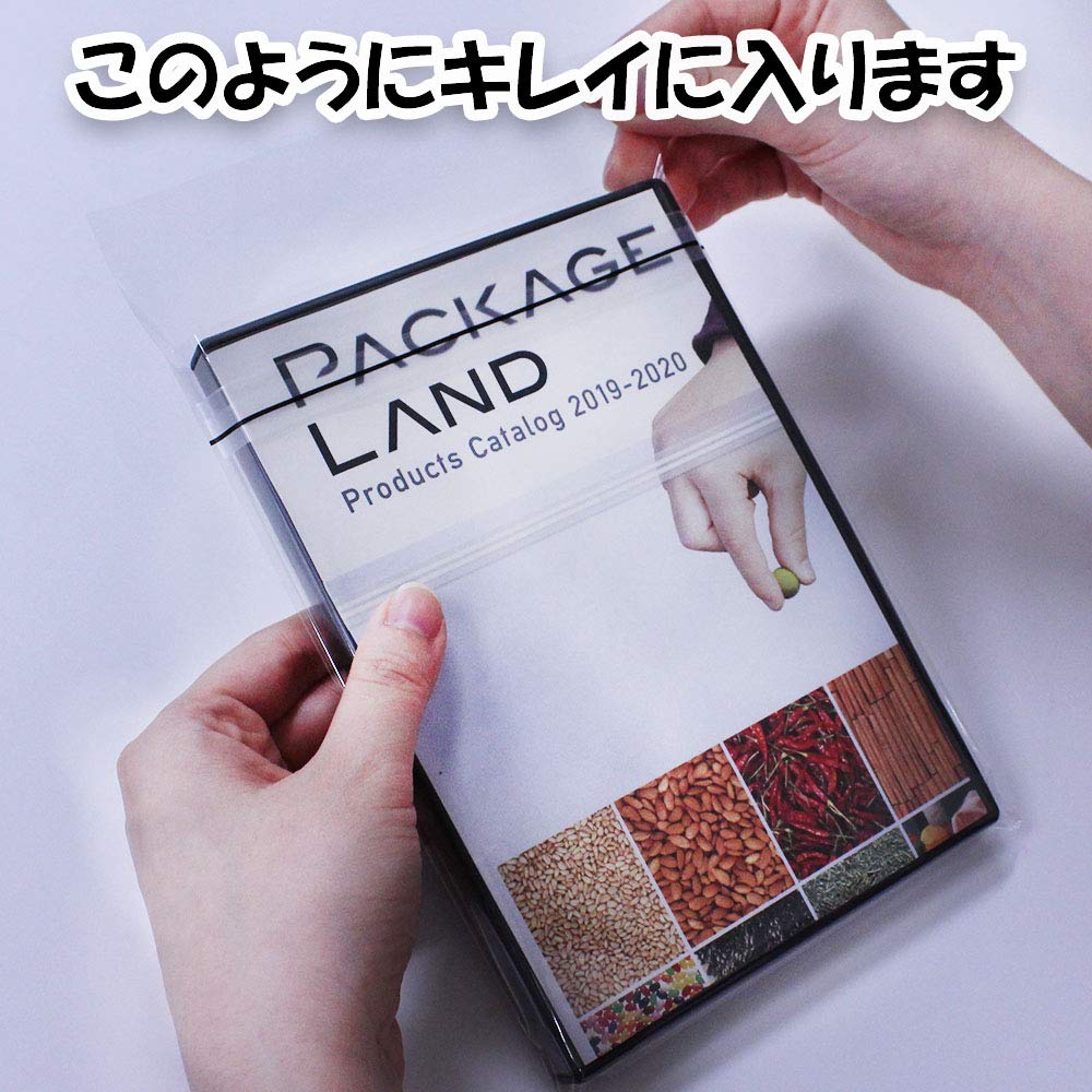 Amazon | 【パッケージランド】大切なDVDがキレイに収まる透明袋/100枚