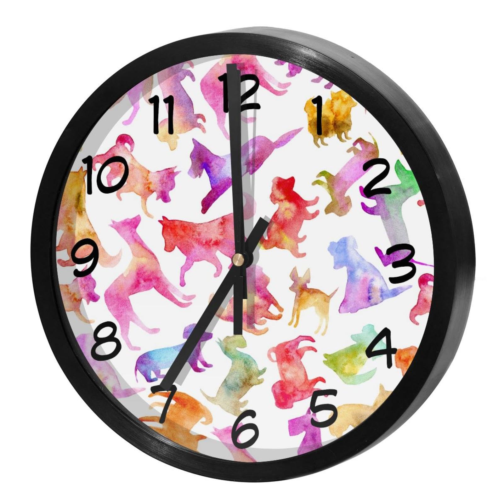 Horloge murale silencieuse sans tic-tac ronde pour une cuisine ou une chambre