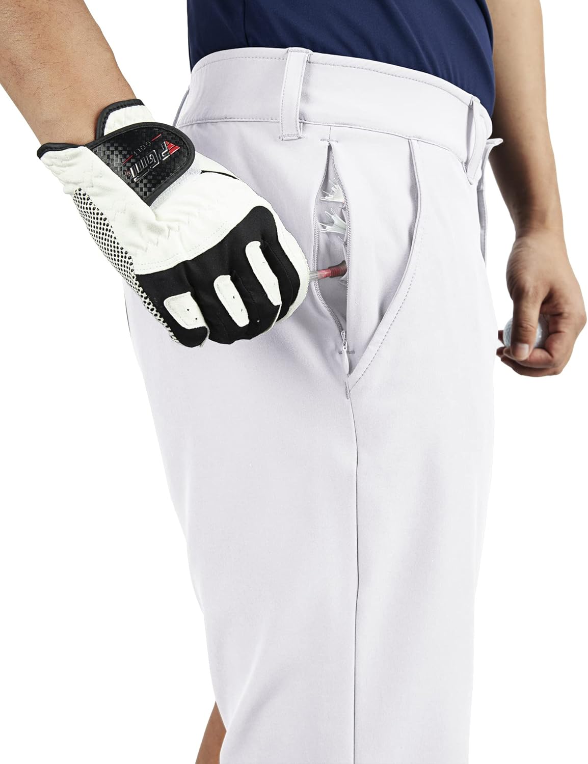 33,000ft Men's Golf Shorts Dry Fit, Lightweight Quick Dry Golf Stretch Shorts with Pockets 11" Inseam for Travel Casual - Image 2