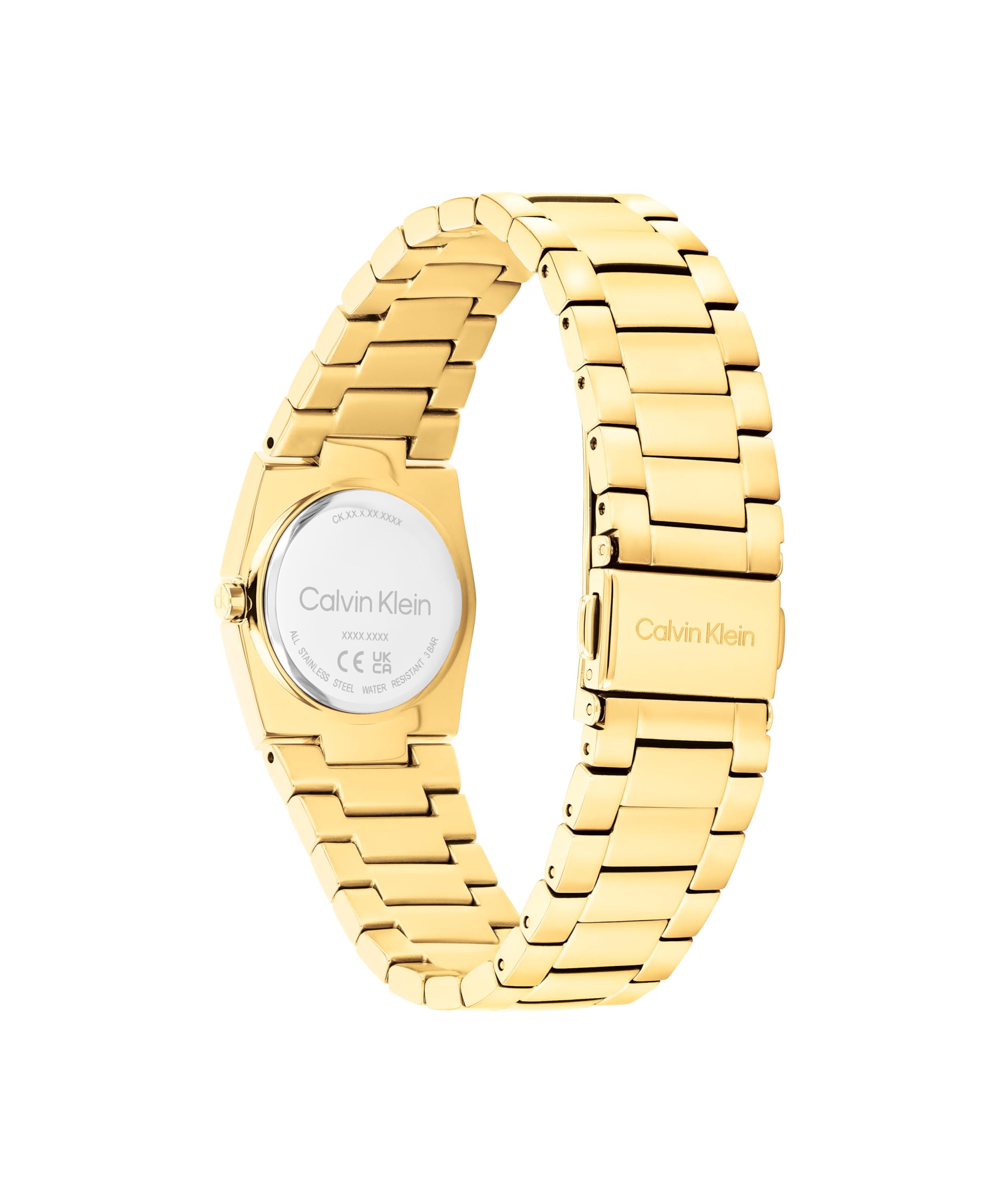 Calvin Klein Reloj De Movimiento De Cuarzo De Dos Manecillas para Mujer Collectión CK Unite con Correa de Acero Inoxidable - Disponible en versión Oro o Plata