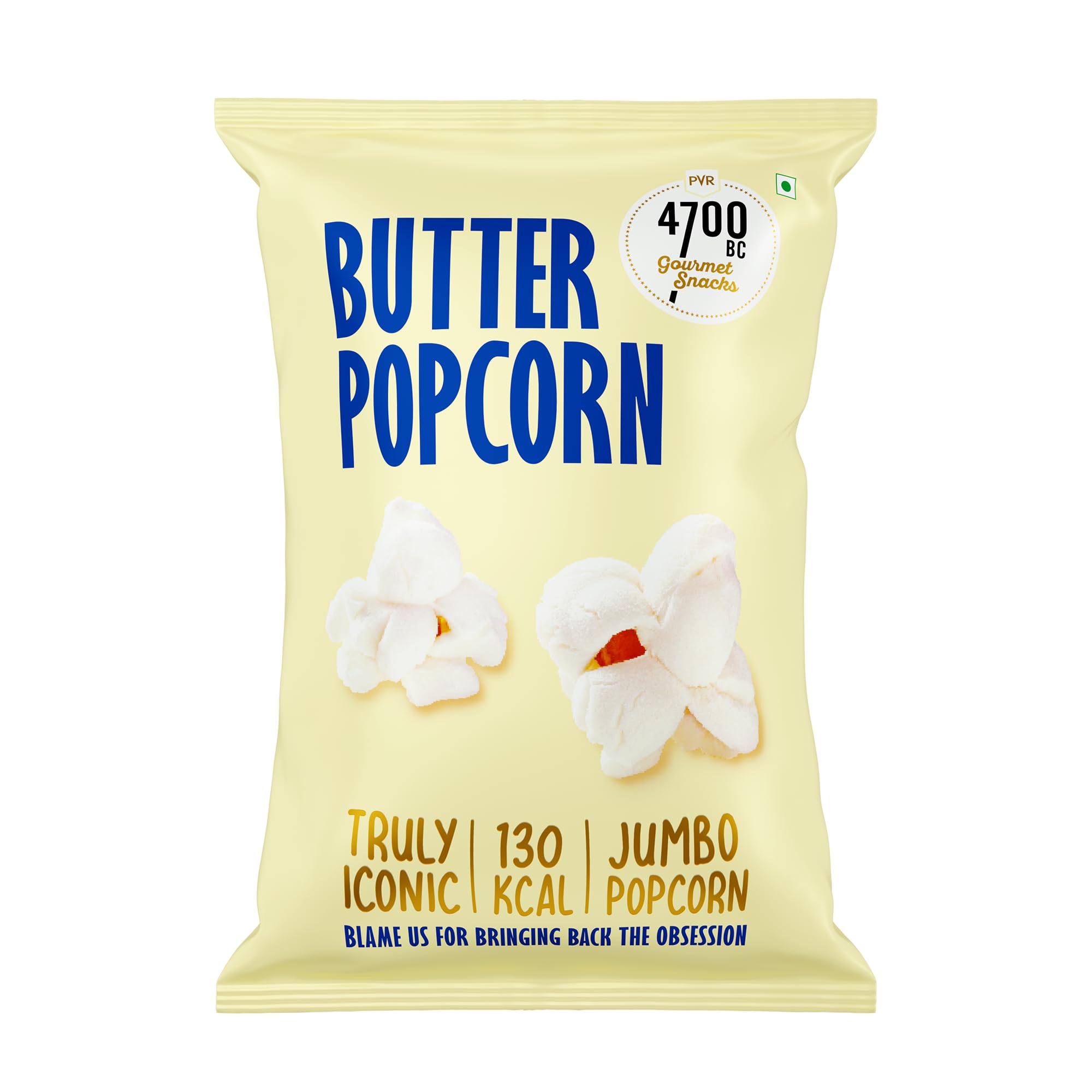 4700BC Premium Butter Popcorn | Jumbo Popcorn Pack | Snack | Pouch | 50g