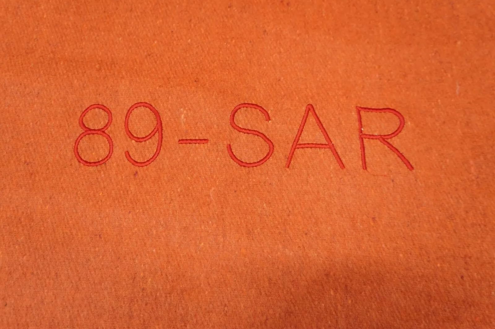 Orange SAR Search & Rescue Couverture lestée en laine mélangée – La couverture épaisse parfaite de 165 x 225 cm – Couverture robuste de qualité supérieure pour la survie en extérieur, le camping, la