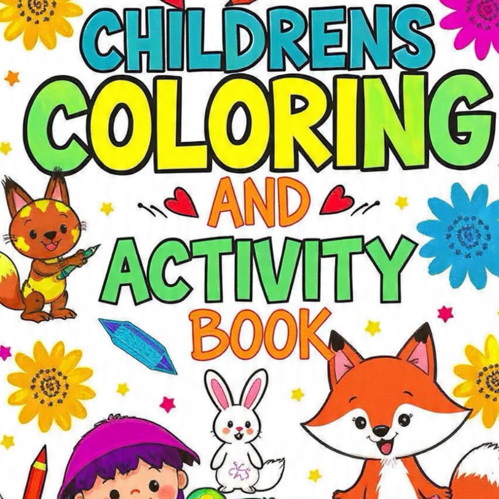 Childrens Coloring and Activity Book