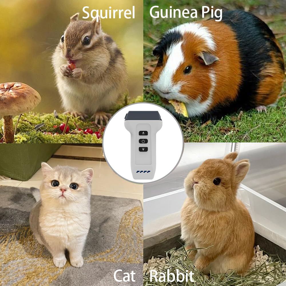 DAWEIanimed Wireless Color Doppler Ultrasound Machine 7.5MHZ Linear Probe, Wireless Ultrasound Machine for Android and iOS, Handheld Ultrasound Scanner for Cat, Dog, Rabbit