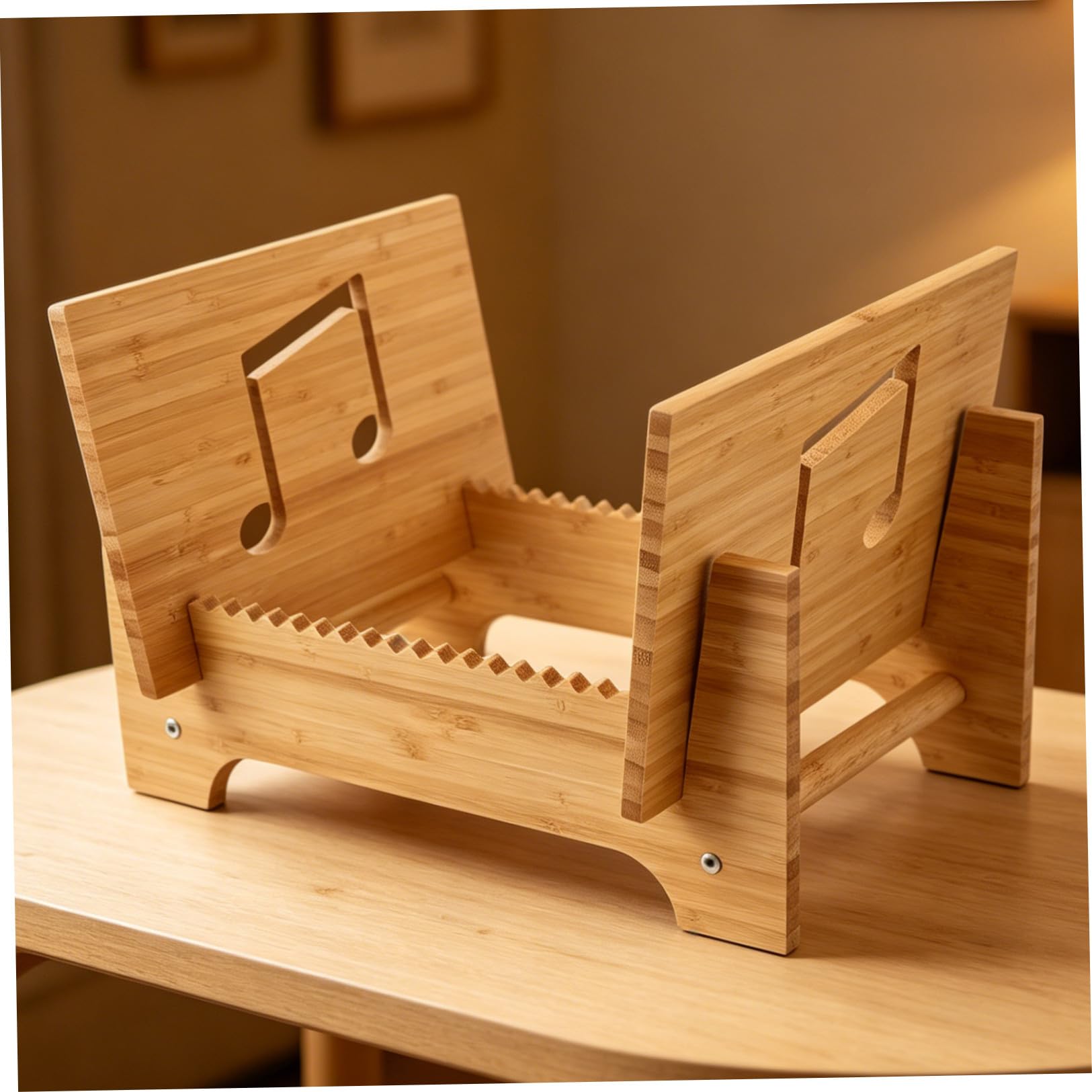 Sosoport Porta Dischi in Legno per Vinili con Design Raffinato e Robusto Supporto per Collezione di Dischi in Vinile Adatto Soggiorno o Studio