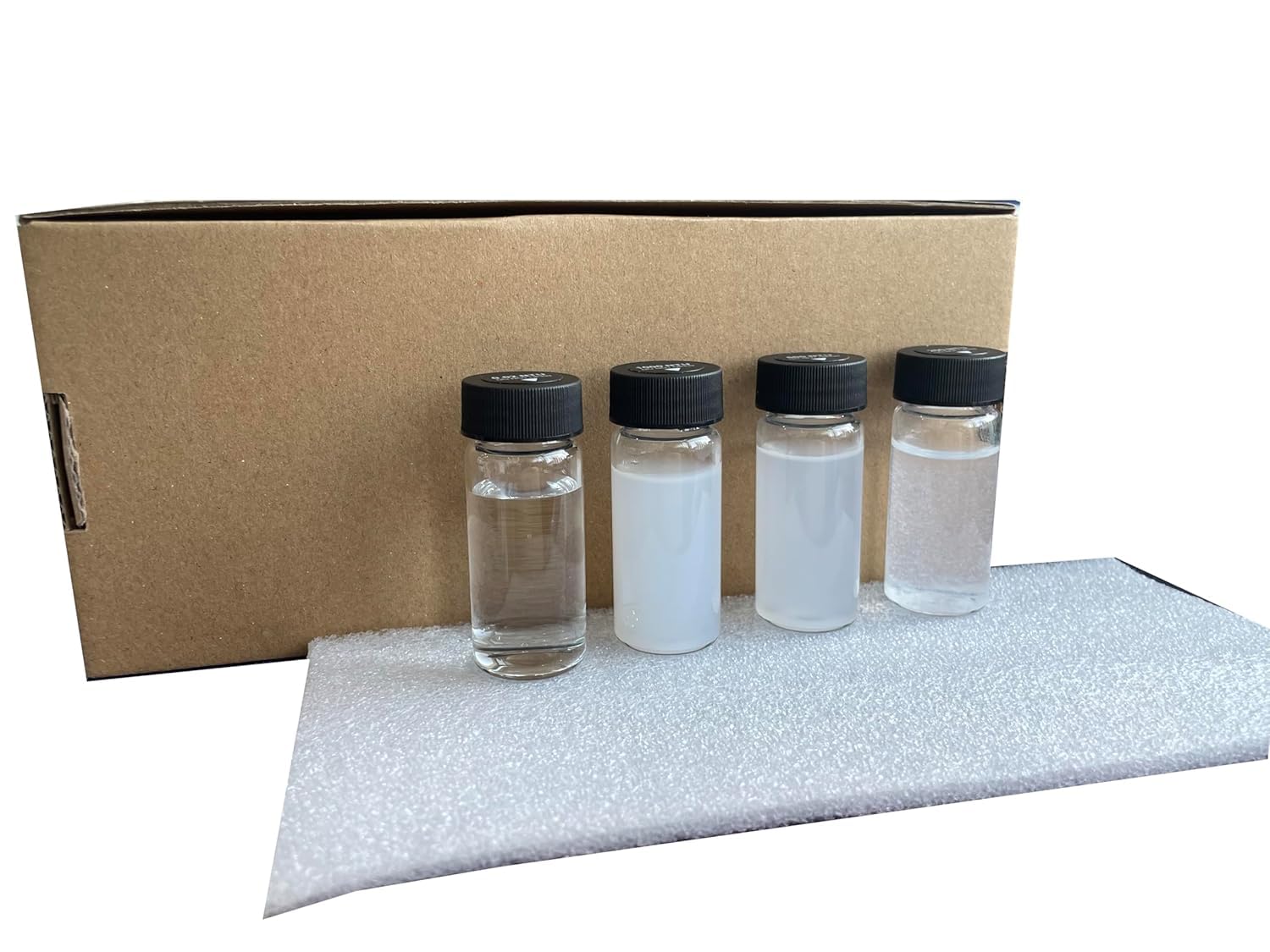Digital Turbidity Standard Calibration Liquid 1000 NTU Standard Calibration Solution with 4 PCS Solution Range 0.02NTU 200NTU 500NTU 1000NTU for Digital Water Turbidity Meter TB200