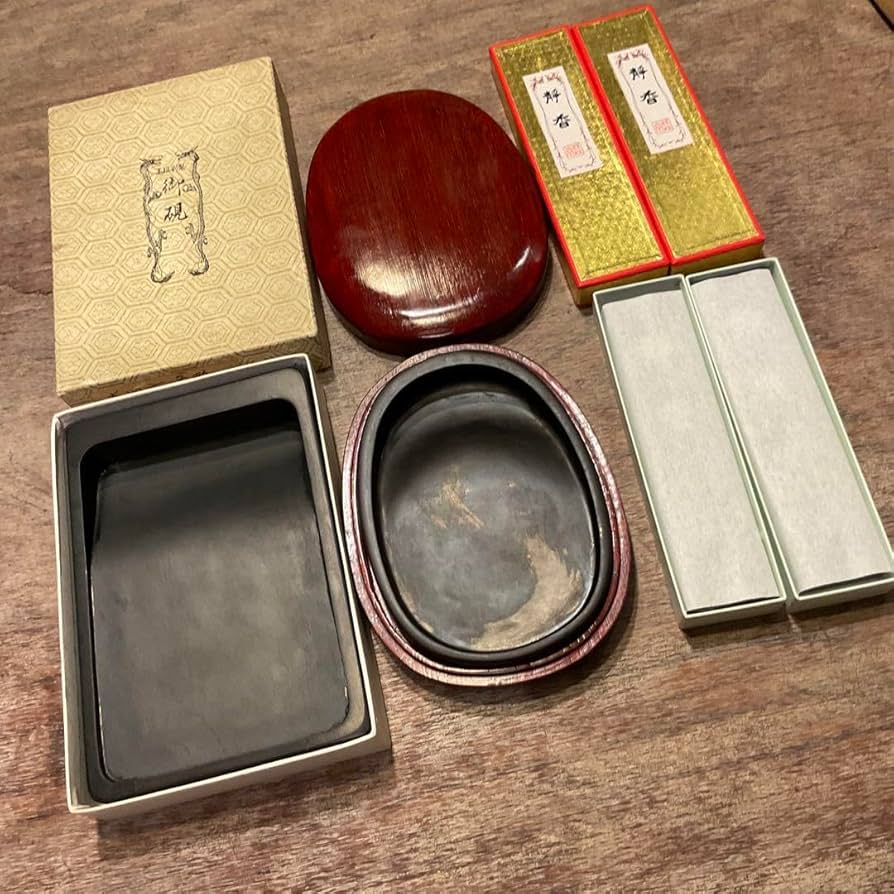 桂林堂　古墨　未使用 古墨 お花墨 桂林堂監造 ② - メルカリ